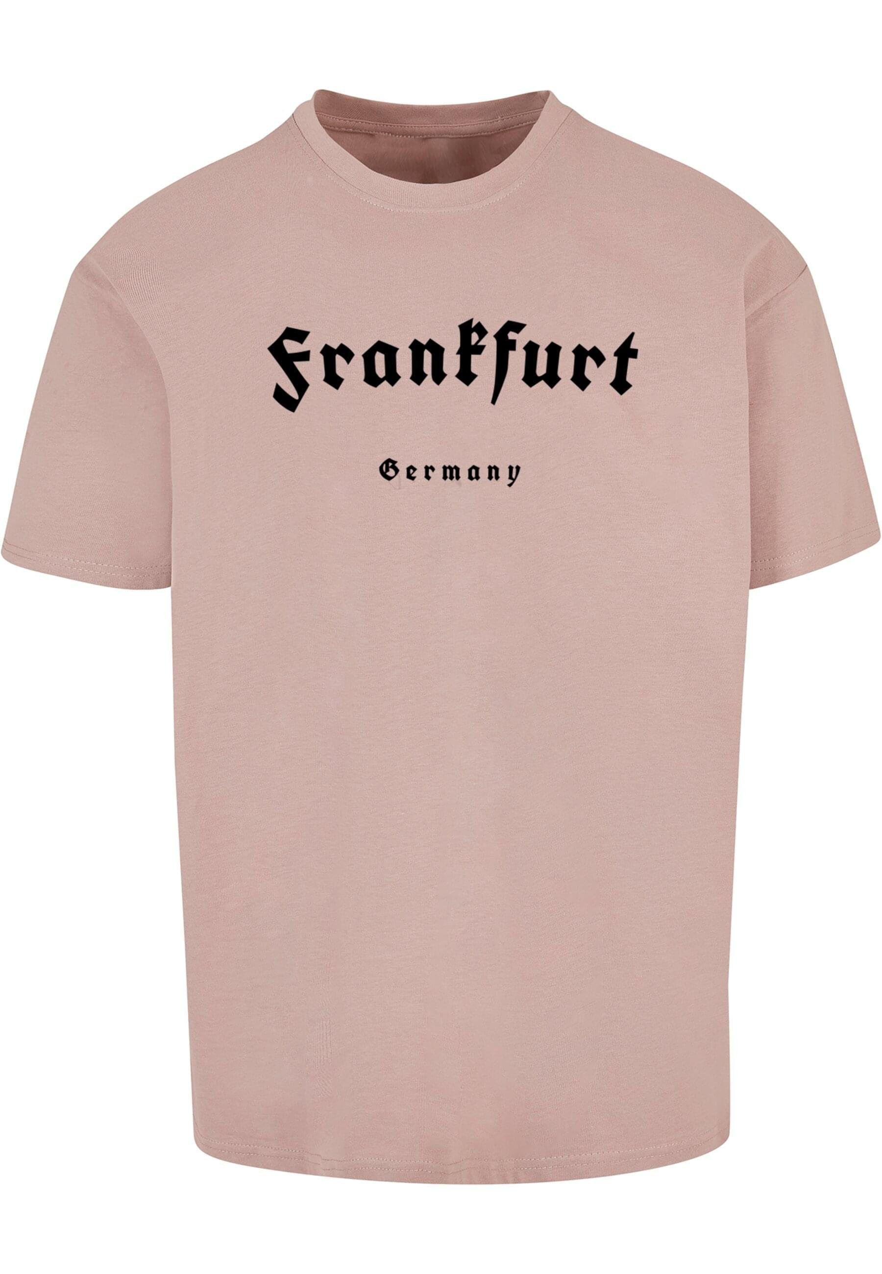 Merchcode T-Shirt Herren Frankfurt Heavy Oversize Tee-BY102 (1-tlg) duskrose