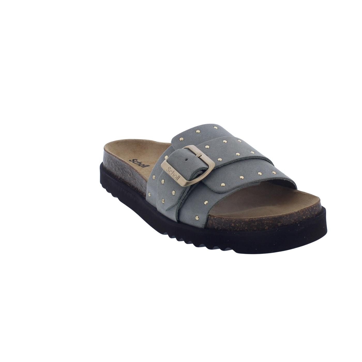 Scholl Scholl Joyce Pantolette Sage (Grün) Suede - Veloursleder Pantolette günstig online kaufen