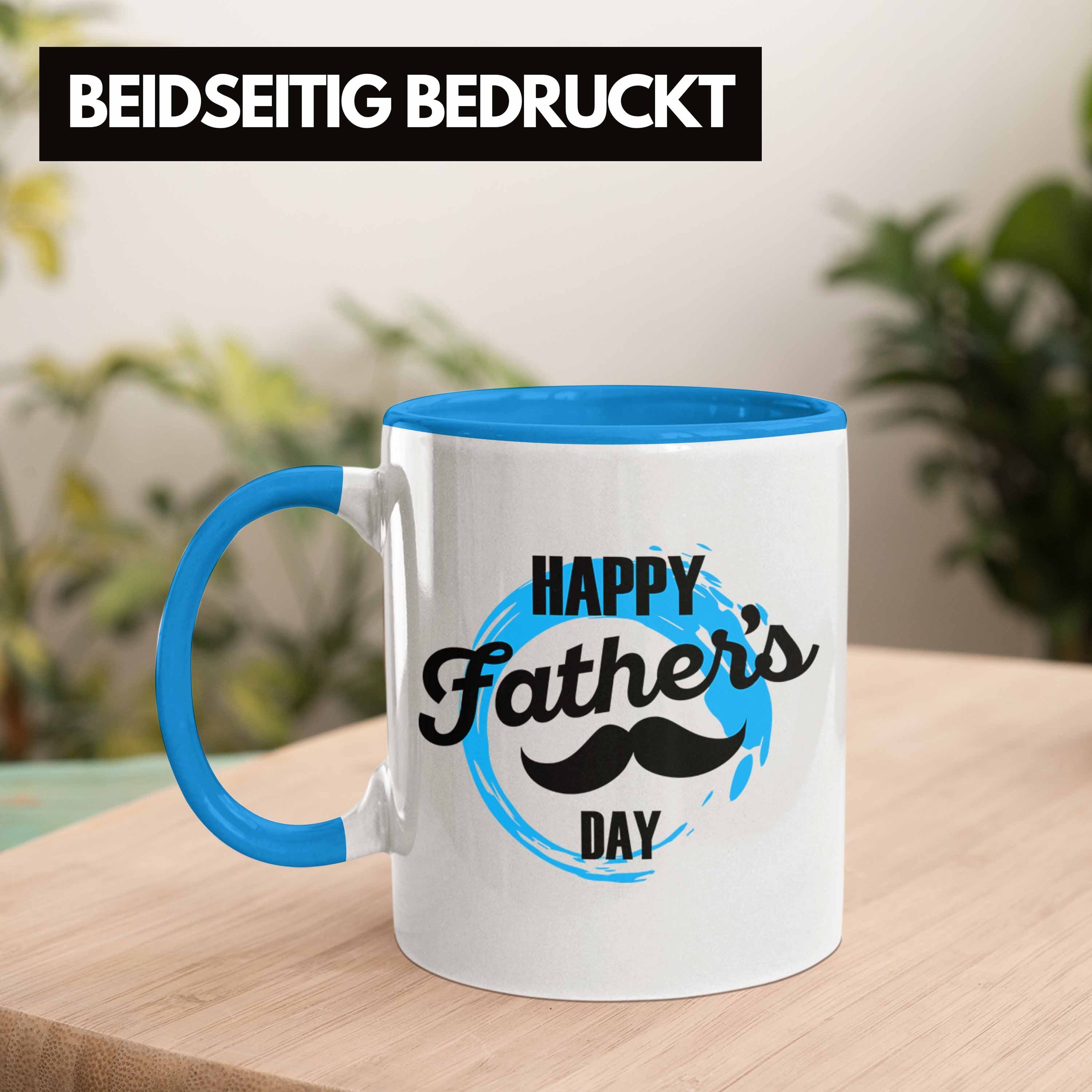 Blau Day Trendation den für Tasse Father's für Happy Papa Tasse Geschenk Vatertag