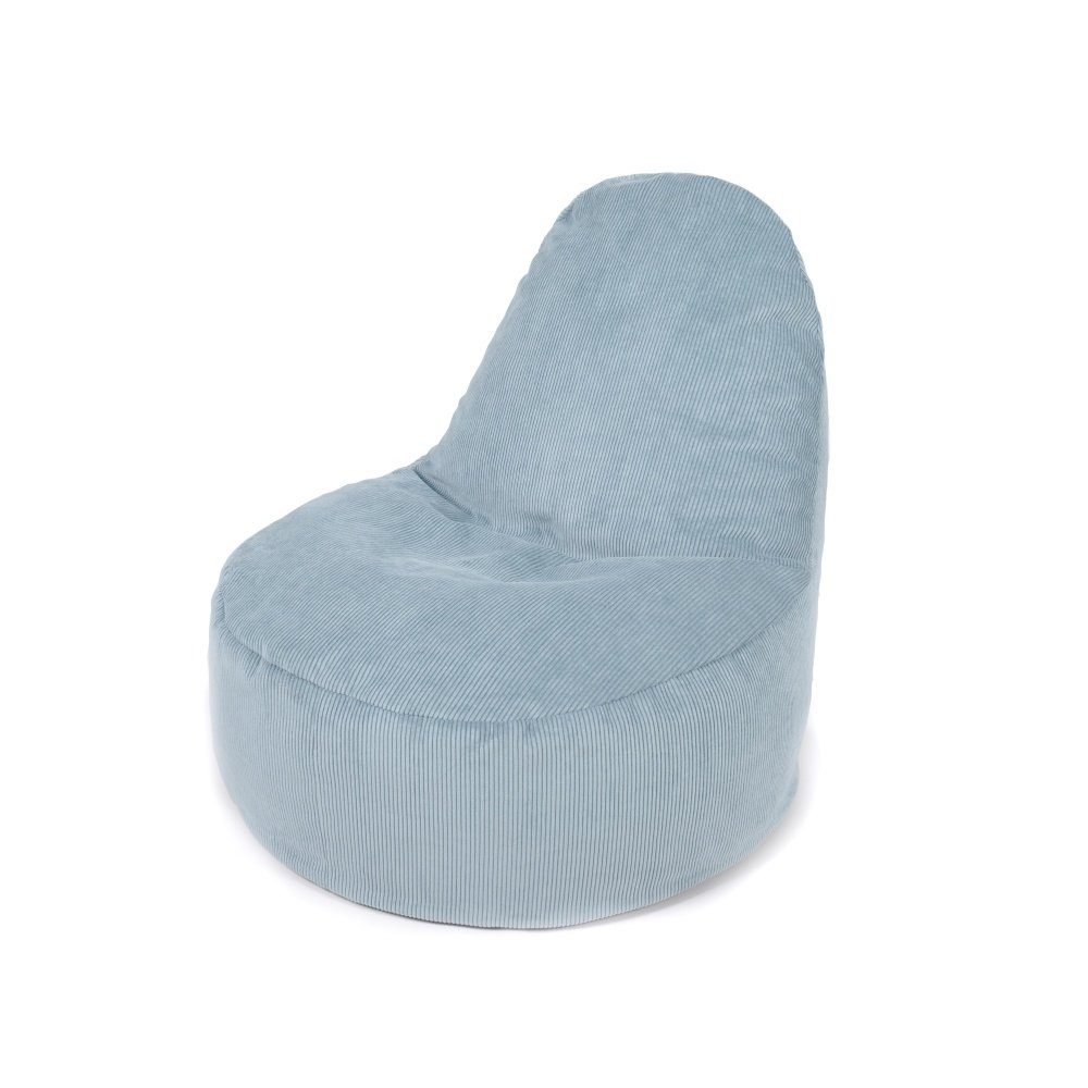 pushbag Sitzsack kids Chair S Corduroy, für Kinder, waschbar blue