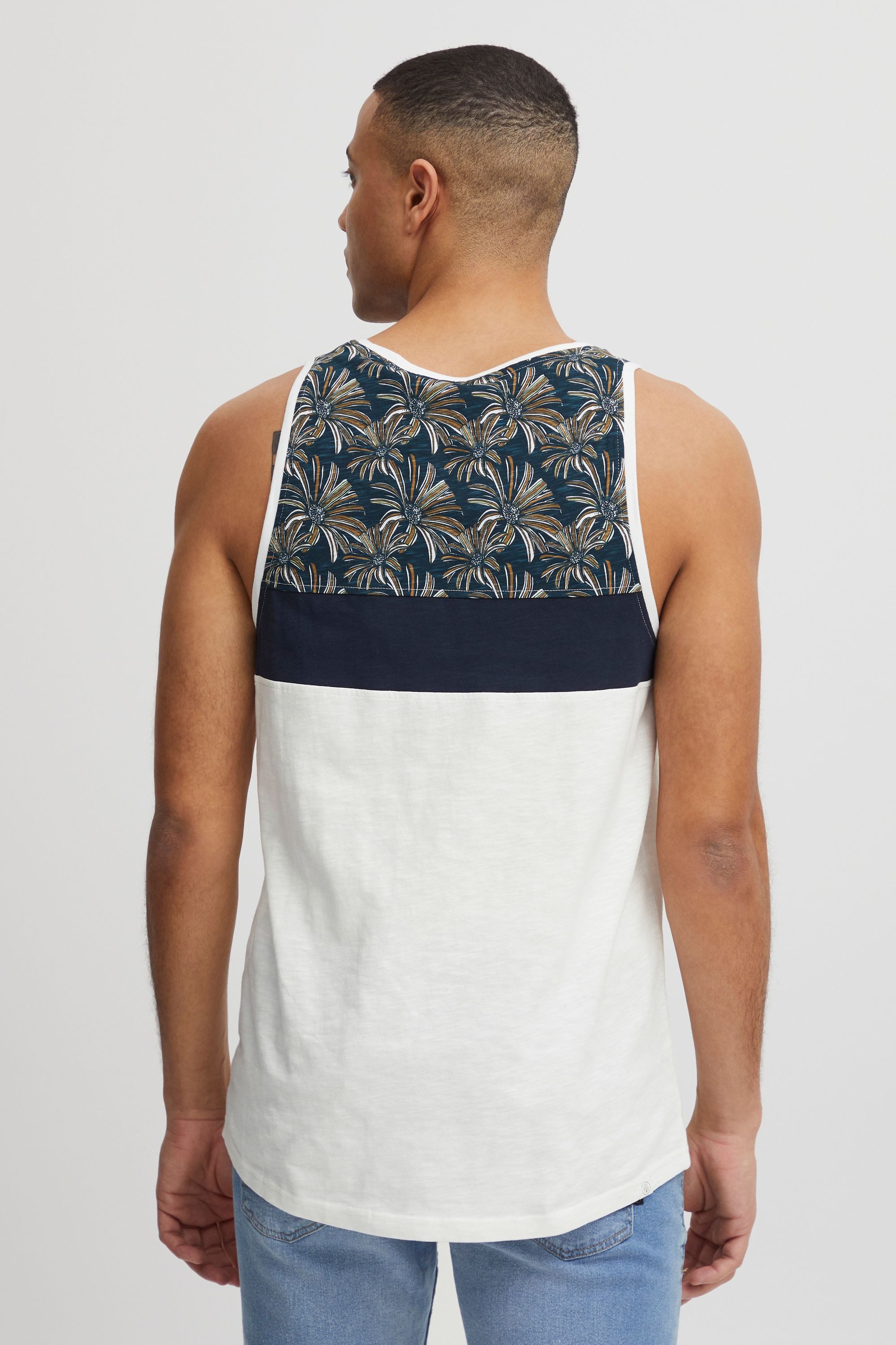 !Solid Tanktop SDFlo Ärmelloses Shirt mit Blumen-Print