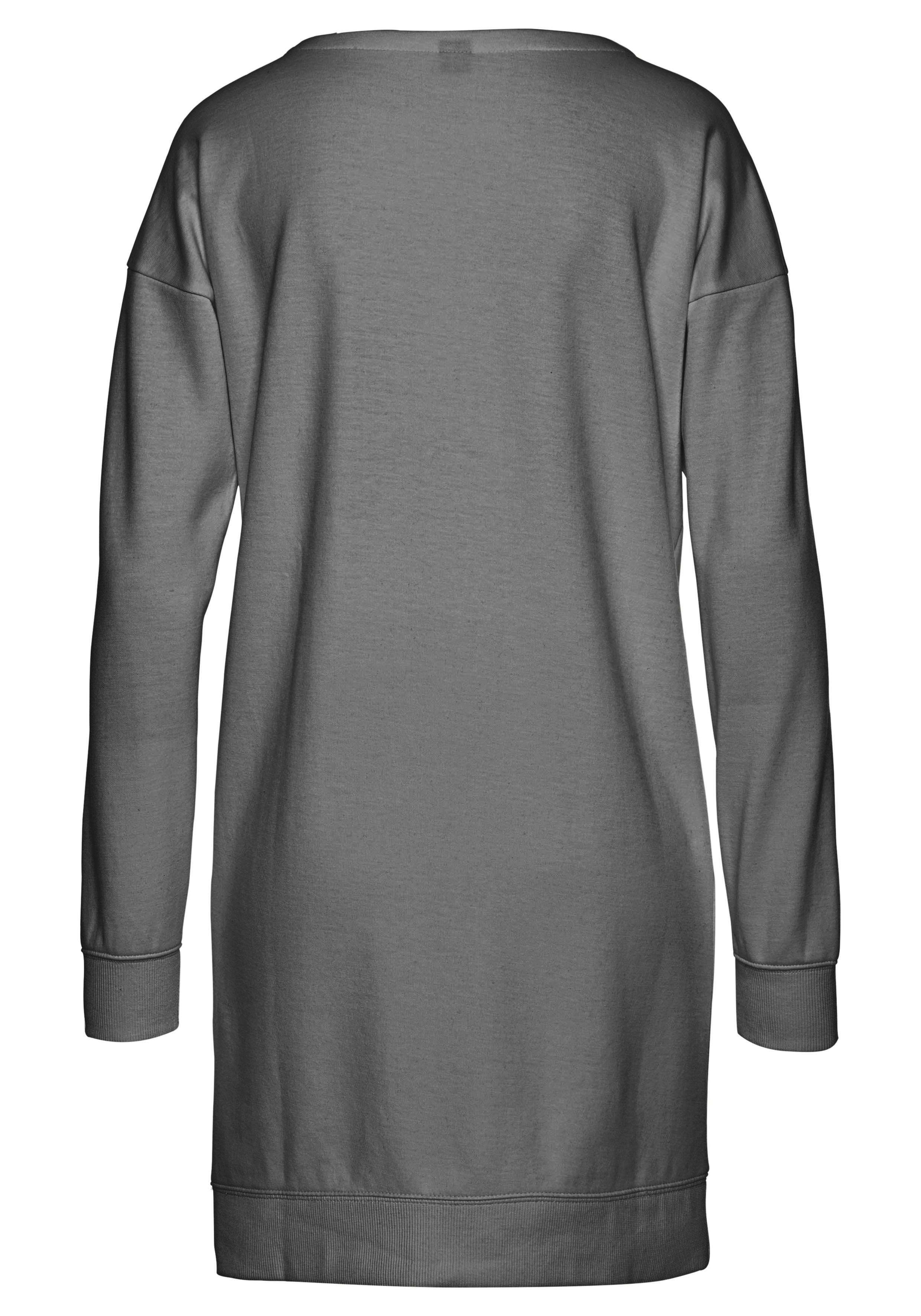 Bench. Loungewear Sweatkleid mit seitlichem Logoprint, Loungewear