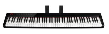 FunKey Home Keyboard SP-588 Easy-Piano - 88 Tasten-Keyboard Anschlagdynamik, (Das mobile Piano, 3 tlg., inkl. Tasche, Sustain-Pedal & Notenhalter), USB-MIDI, Bluetooth-MIDI und Bluetooth-Audio