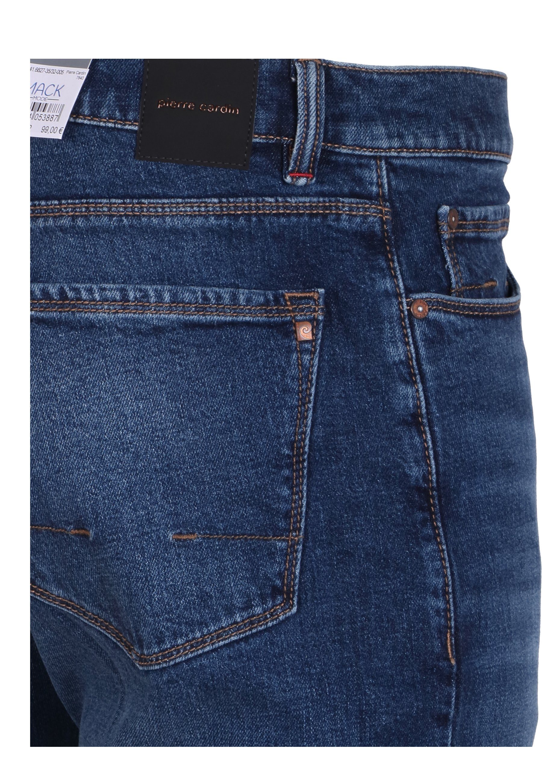 5-Pocket-Jeans Cardin fashion Pierre Herren - Jeans Lyon (1-tlg) blue Pierre Cardin tapered
