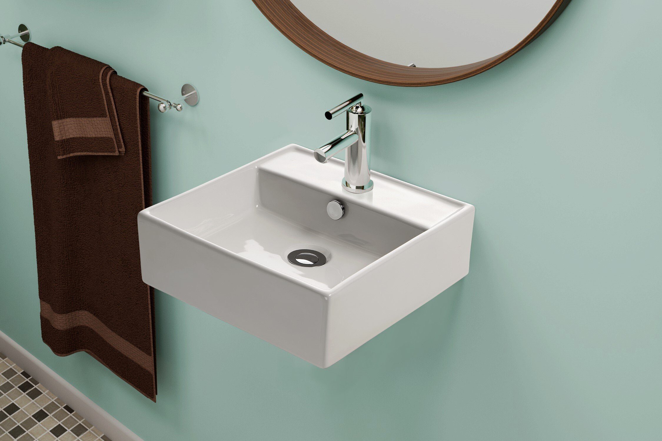 NEG Waschbecken NEG Hänge-Waschbecken Uno16H (klein/quadratisch) (16H) günstig online kaufen