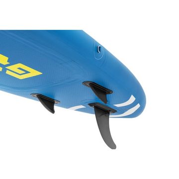 Gymrex Inflatable SUP-Board Stand Up Paddleboard SUP-Board aufblasbar 125 kg blau Doppelkammer