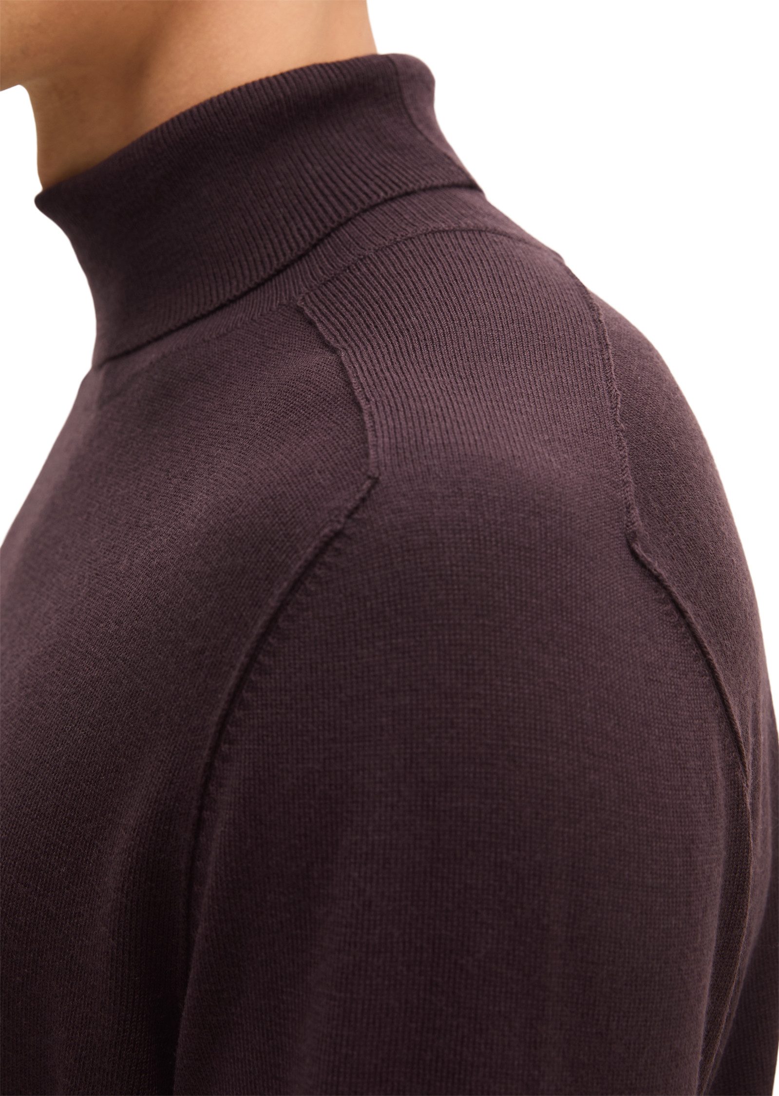 Marc O'Polo Rollkragenpullover aus weicher Merinowolle – Bild 4 von 5