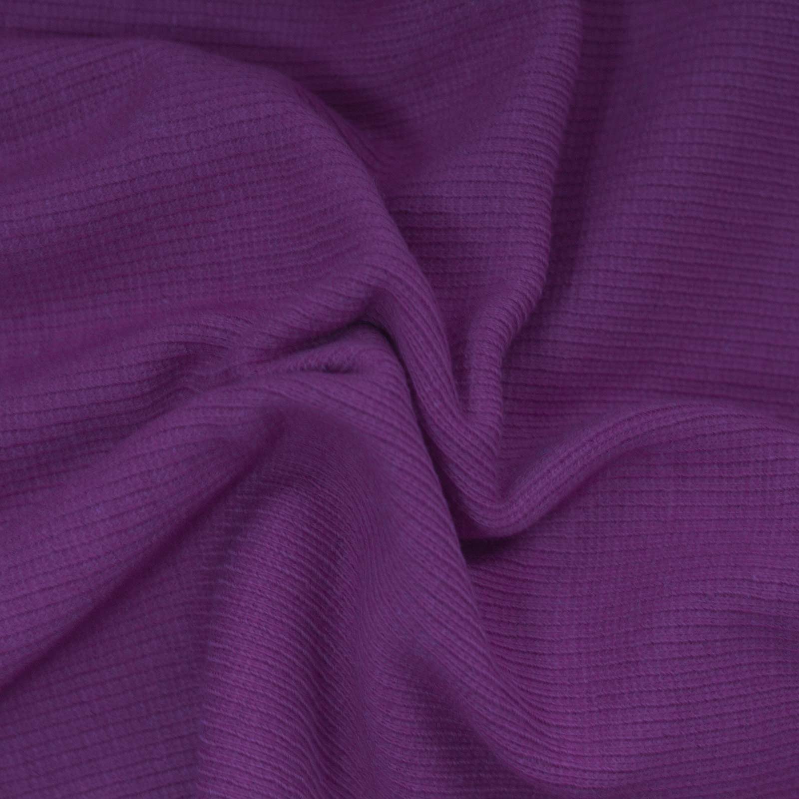 maDDma Stoff Bündchenstoff Schlauchware 30(60)cm breit Meterware ab 25cm Jersey, violett