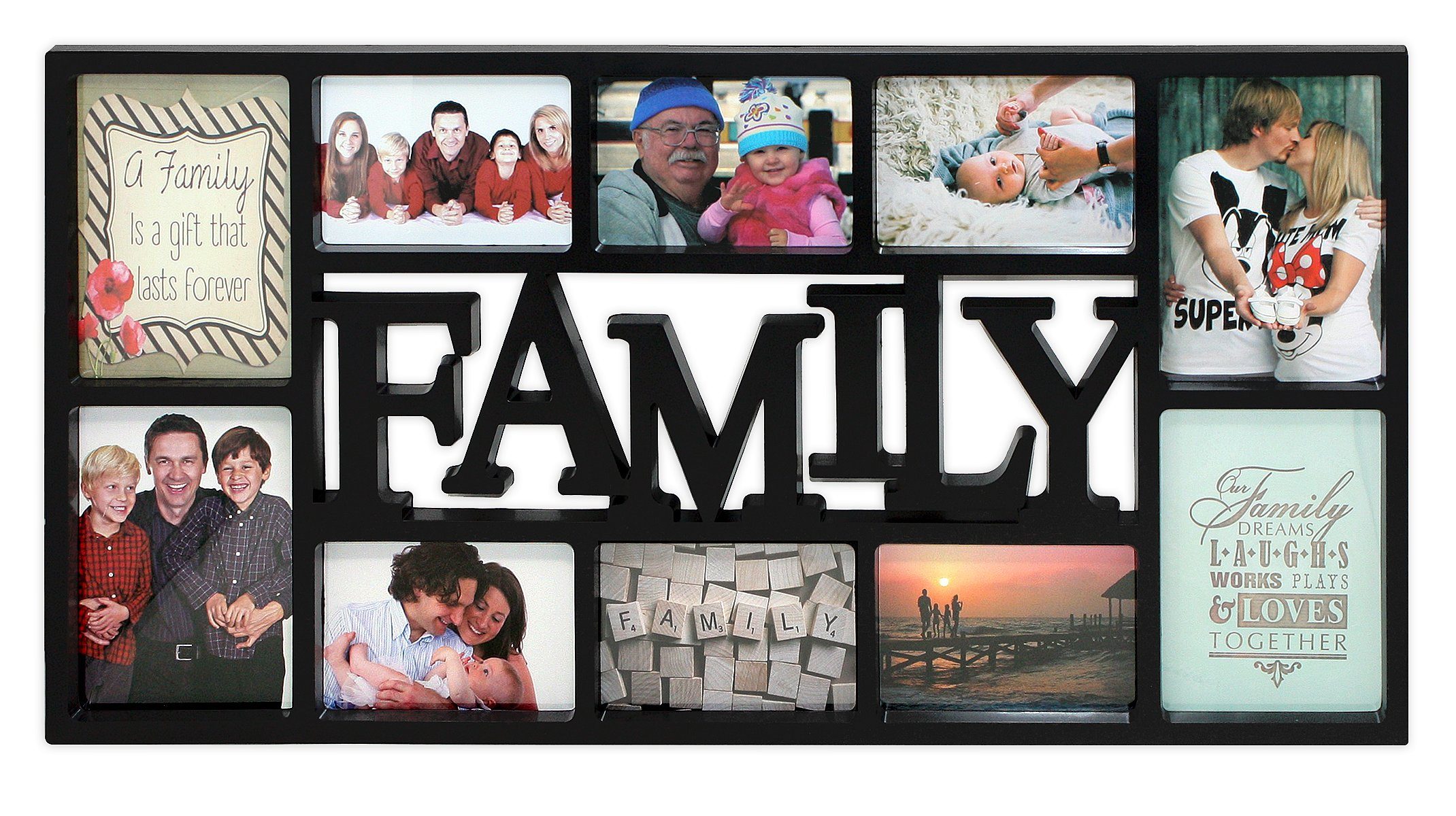 Close Up Bilderrahmen Fotorahmen Family XL schwarz