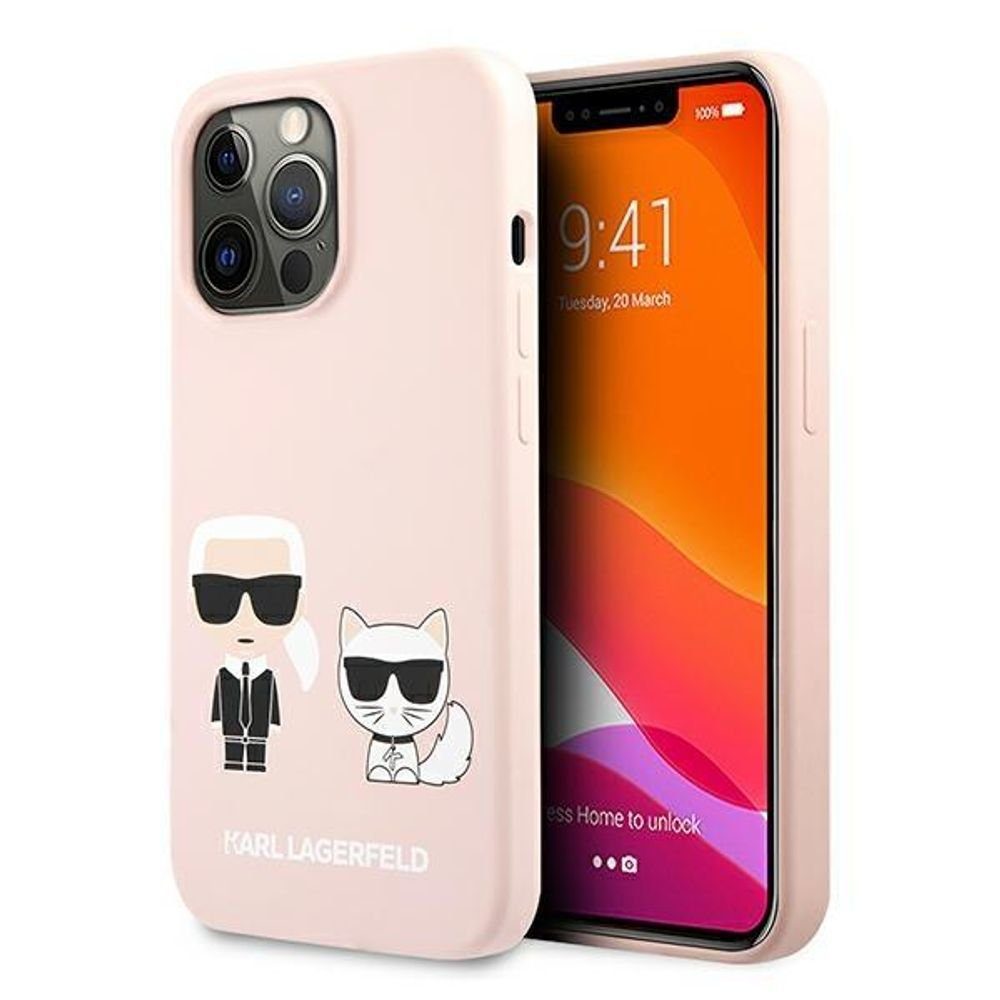 KARL LAGERFELD Handyhülle Karl Lagerfeld KLHCP13XSSKCI iPhone 13 Pro ...