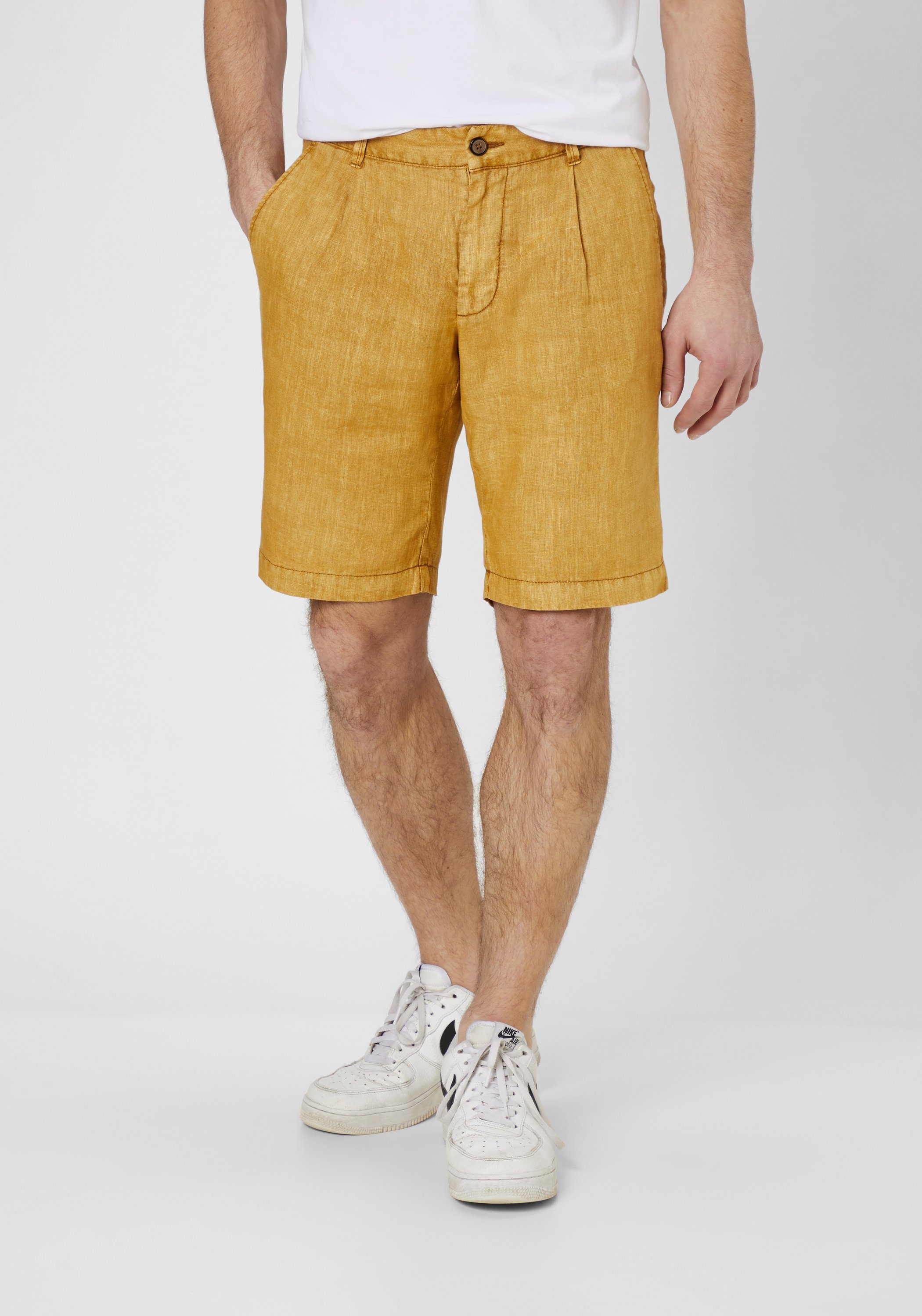 S4 Jackets Bermudas MAUI 2 Leichte Modern Fit Shorts aus Leinen corn