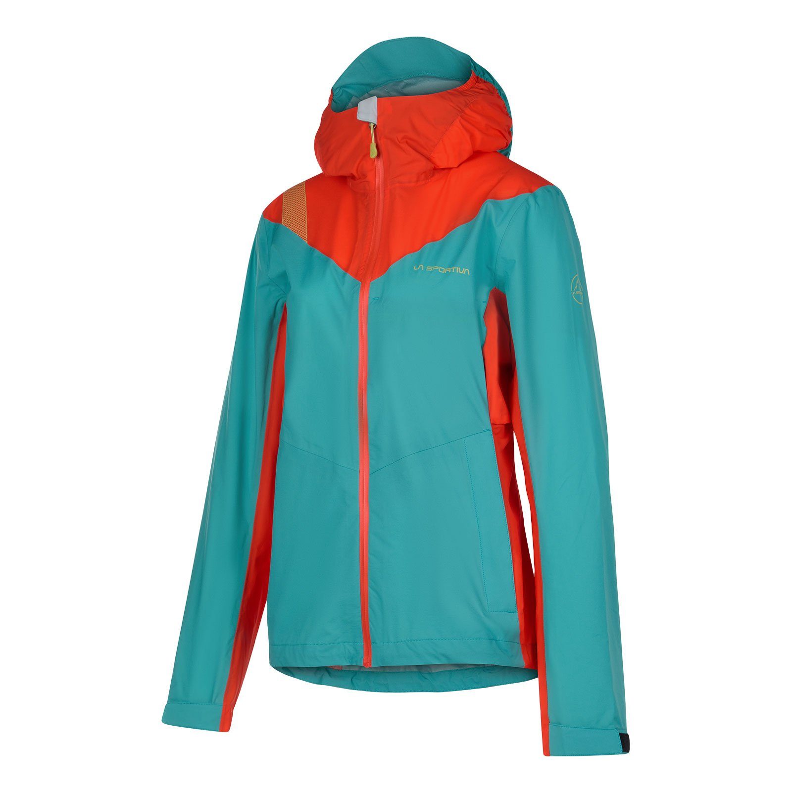 La Sportiva Regenjacke Discover cherry / Jkt ultraleichtes tomato lagoon Lagen-Gewebe 638322 2,5