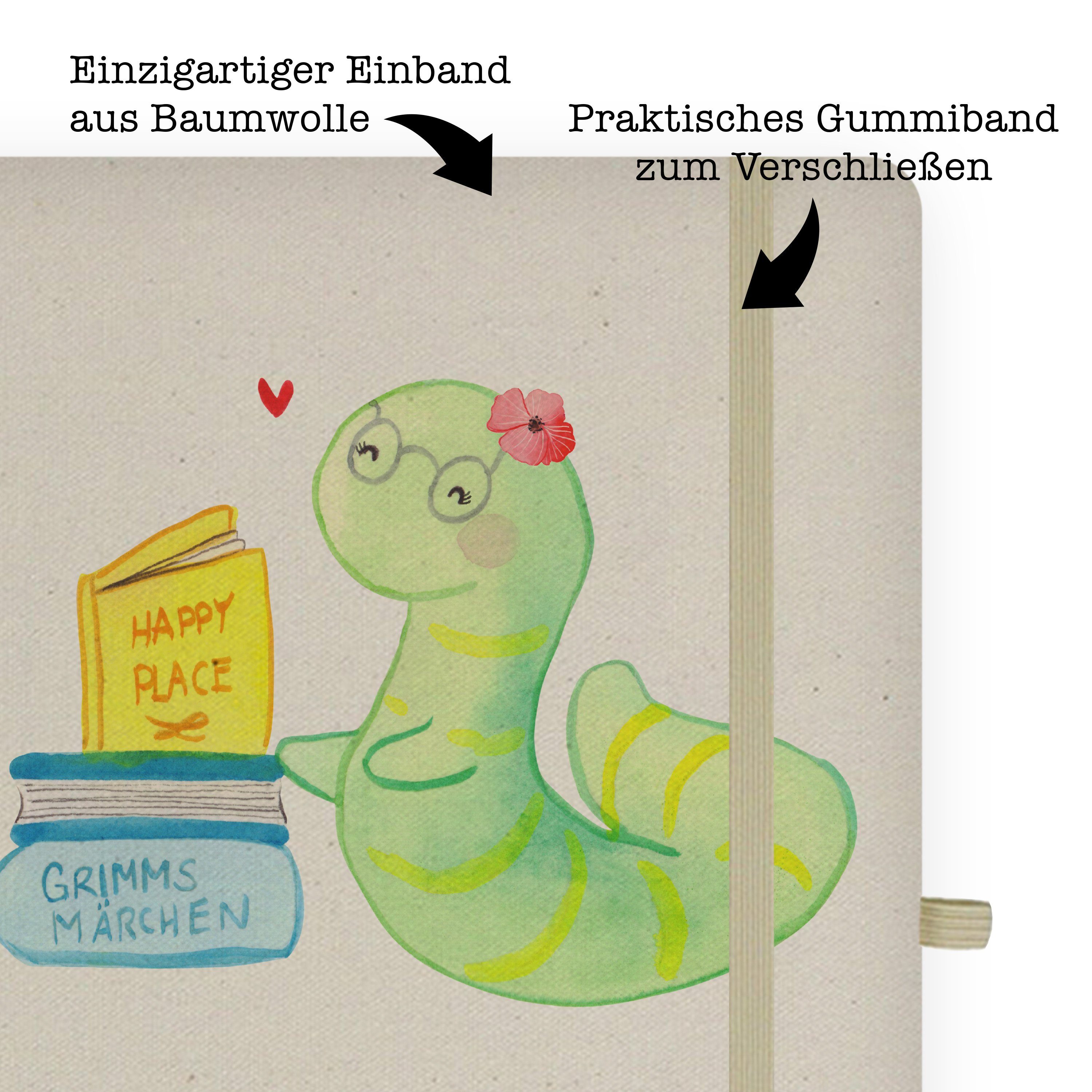 Notizblock - Mr. Buchhändlerin Transparent Herz Panda & Panda Mr. mit Tagebuch, Geschenk, Mrs. & Notizbuch Mrs. -