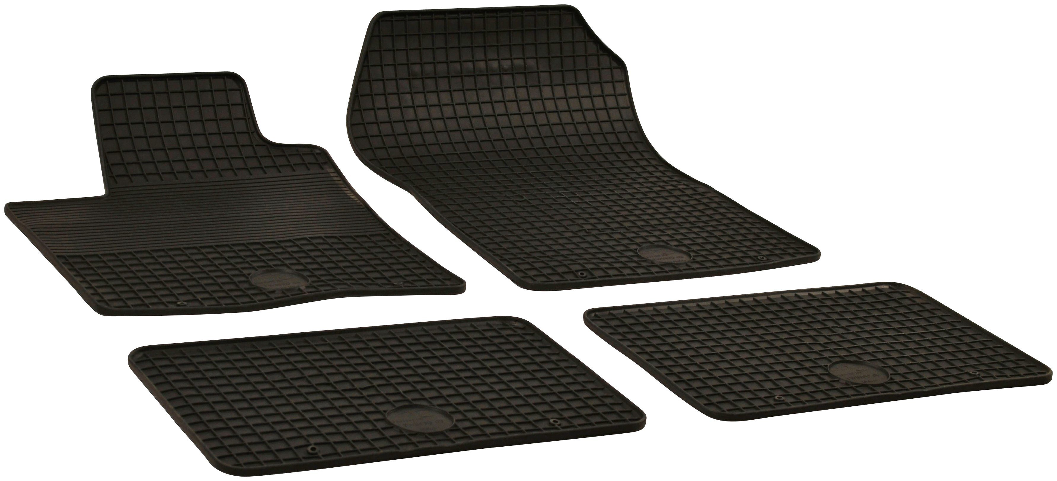 WALSER Passform-Fußmatten (4 St), für Renault Twingo Schrägheck, für Renault Twingo II 03/2007-Heute, Renault Twingo III 09/2014-Heute | Automatten