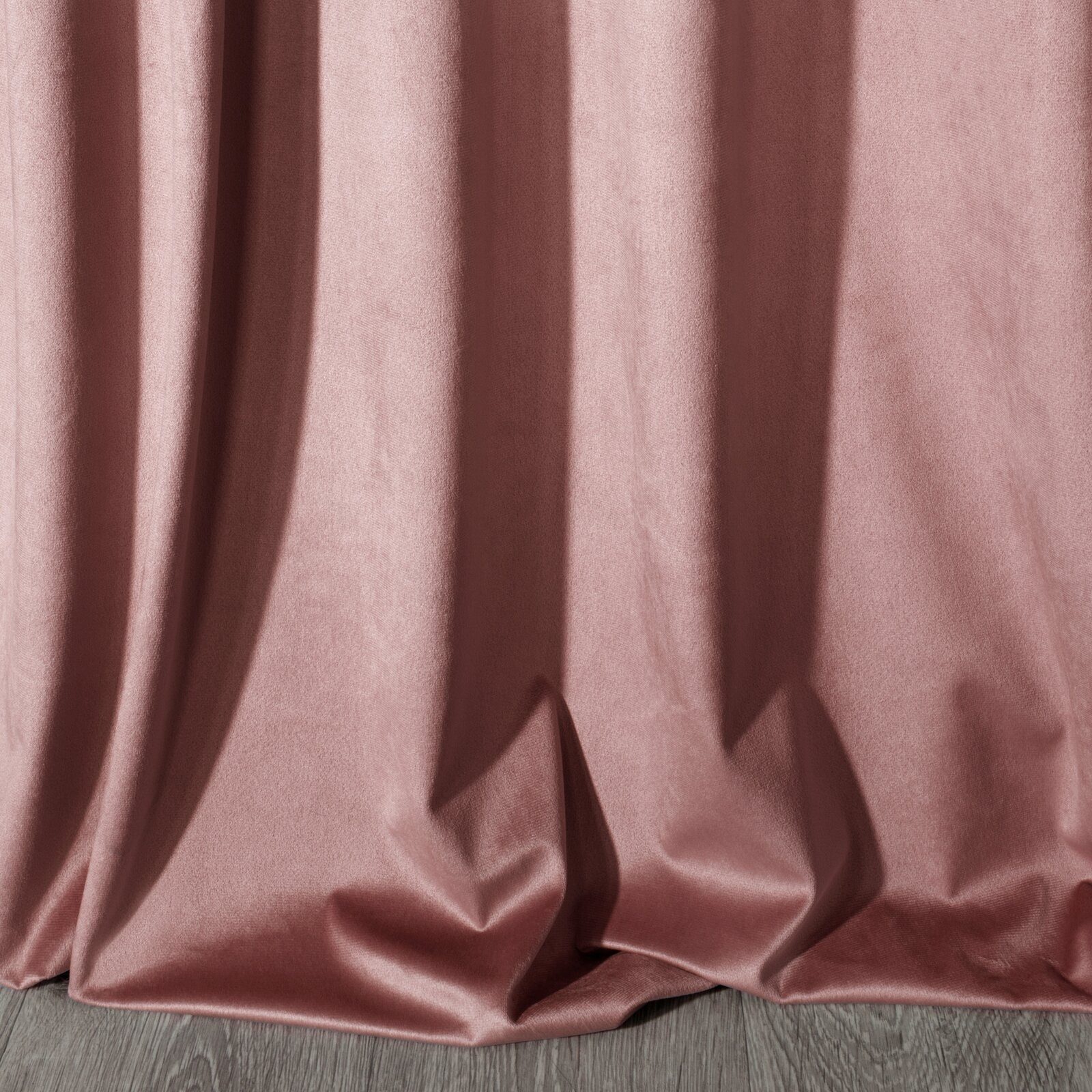 Eurofirany Vorhang VELVET (2 St), Ösen, blickdicht, Samt, 2er-Set Ösenschals aus Velvet, mit mittlerem Verdunkelungsgrad – Bild 3 von 5