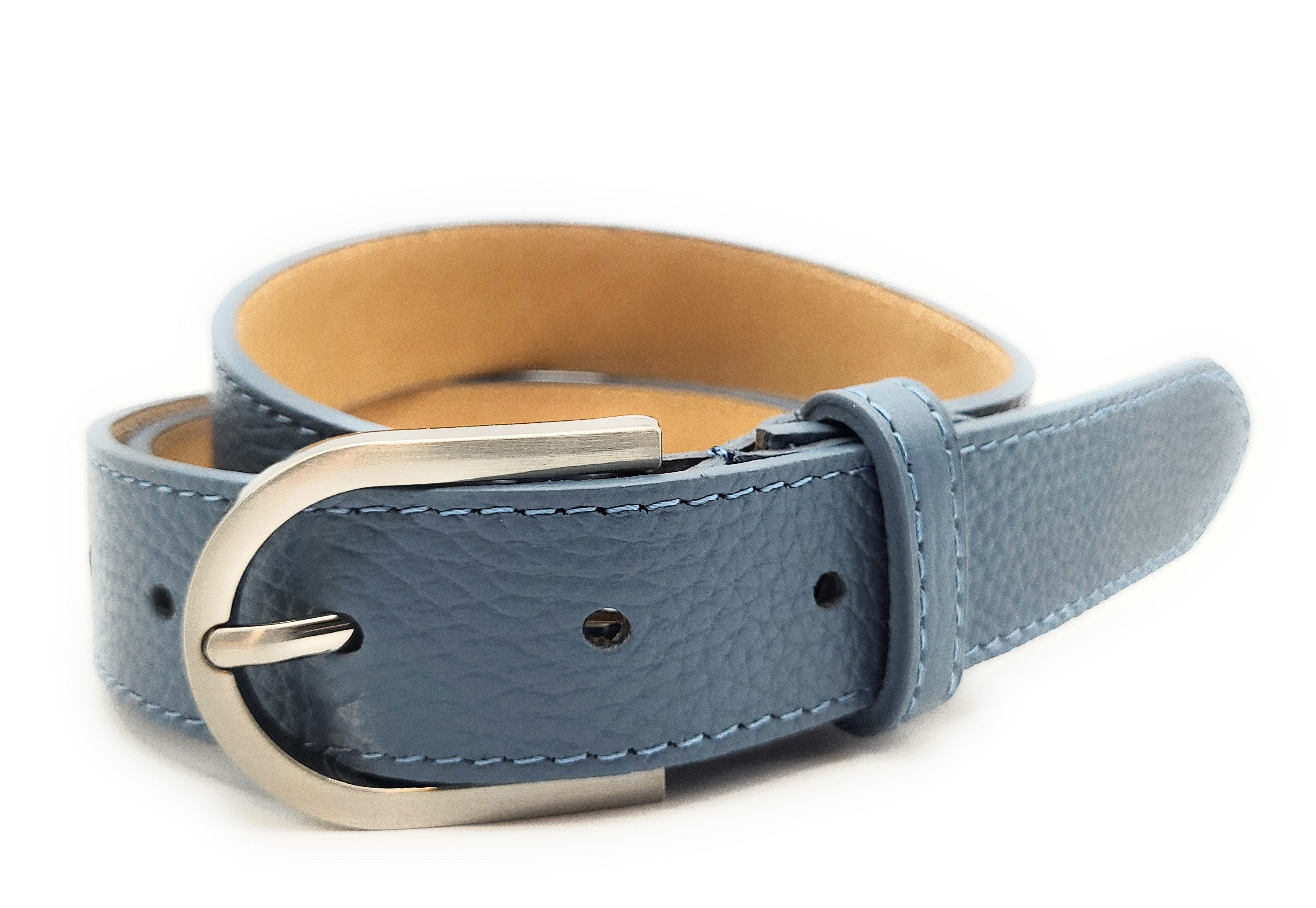 Lemasi Ledergürtel echt Leder Damen Gürtel, made in Italy, 3cm breit, kürzbar