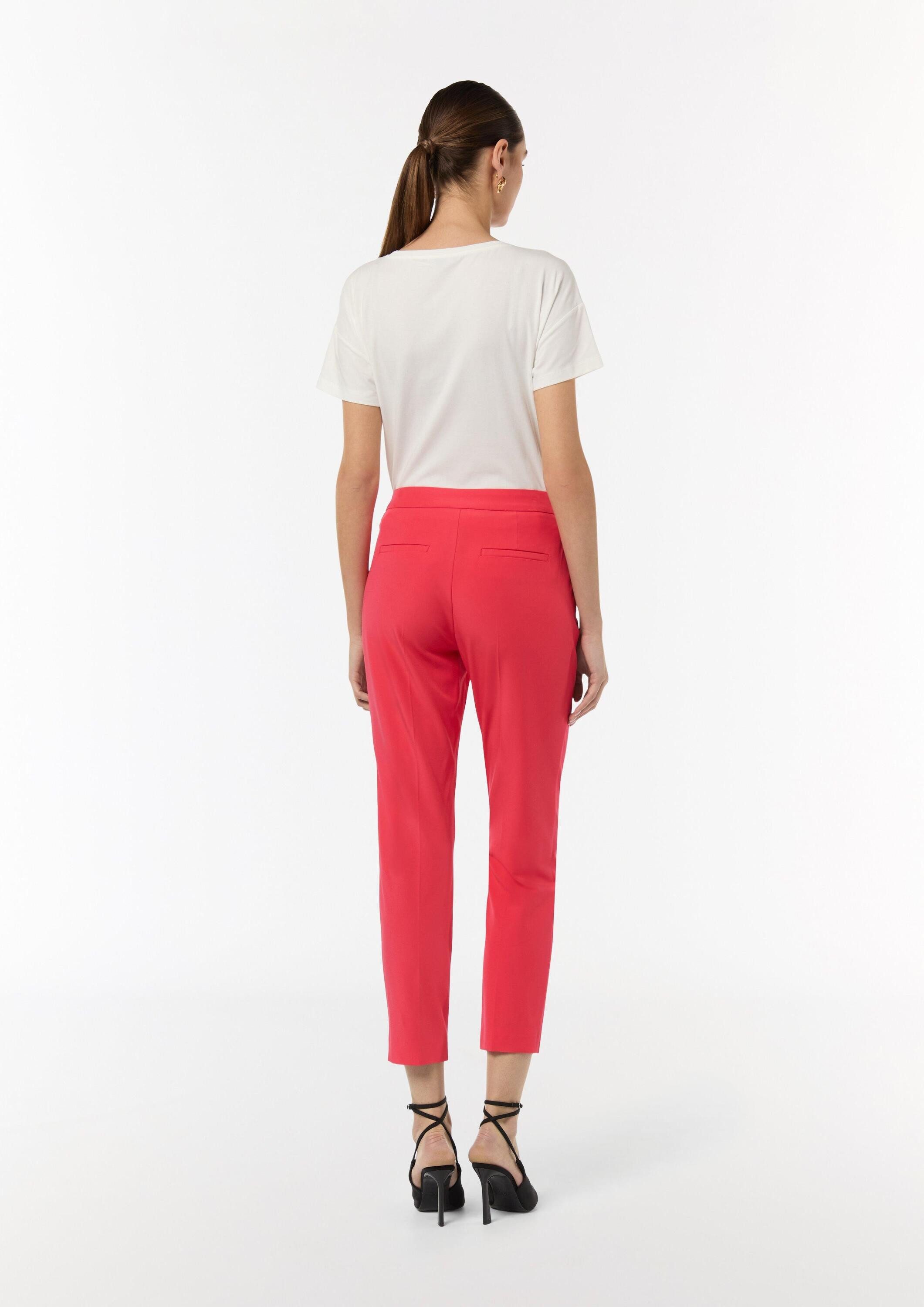 comma Chinos Hose Slim: Anzughose aus weichem Viskosemix