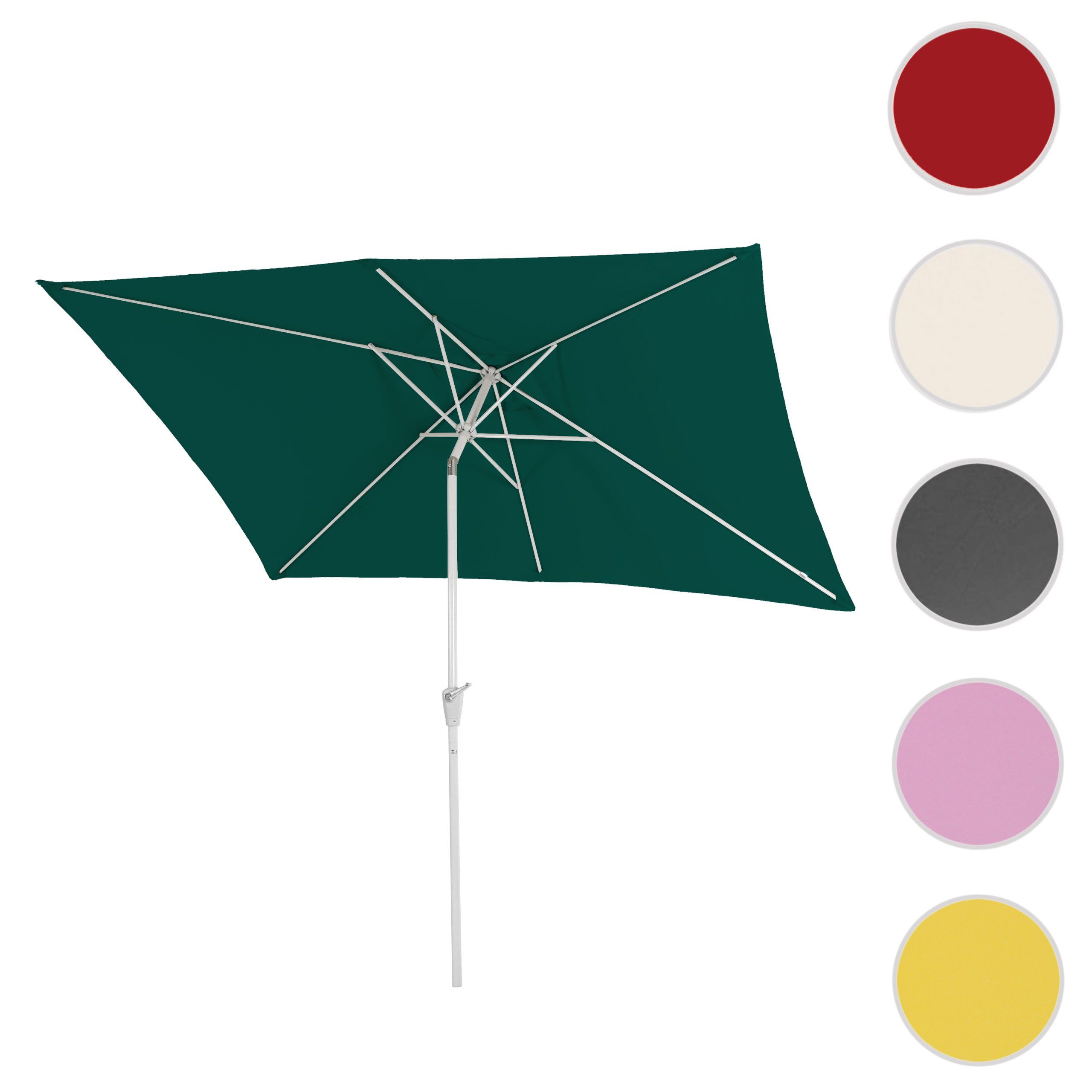 MCW Sonnenschirm Castellammare, Kippbar, Lüftungsschlitz, rechteckig, günstig online kaufen