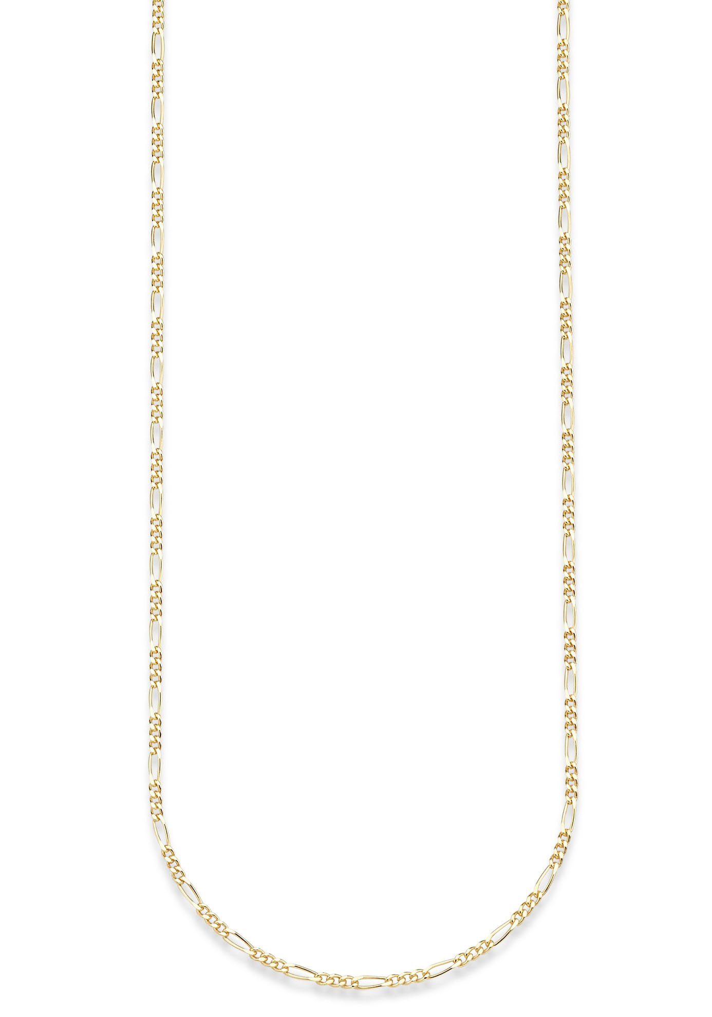 Bruno Banani Collierkettchen Schmuck Geschenk Gold 333 Halsschmuck Halskette Figarokette schmal, Made in Germany