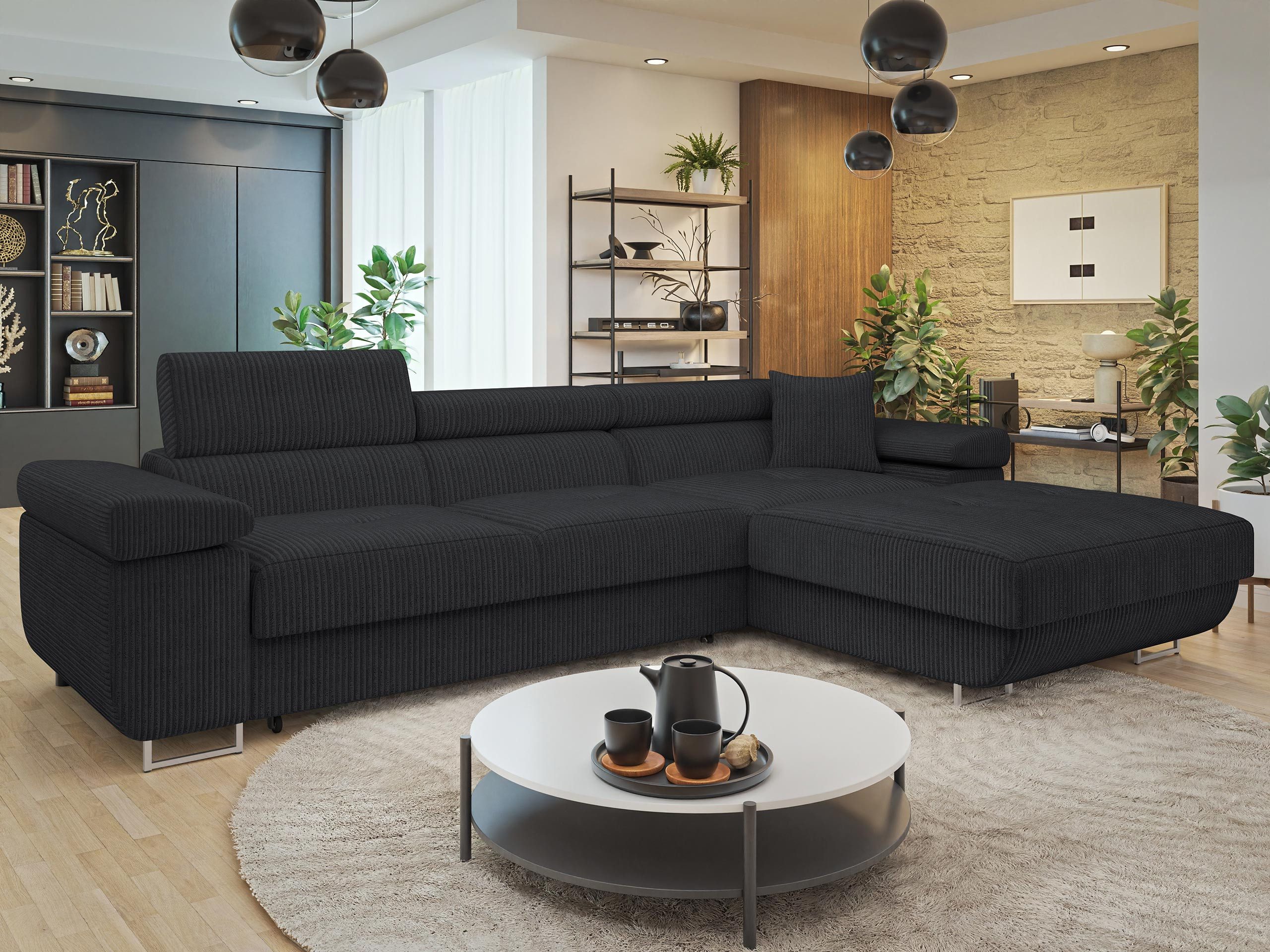 MIRJAN24 Ecksofa Torezio Mini Cord, mit günstig online kaufen