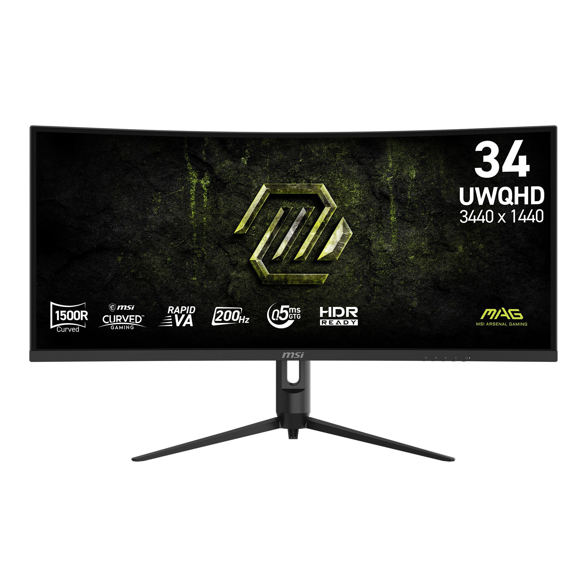 MSI MSI MAG 342CQRFDE E20, Gaming-Monitor, (UWQHD, TFT-Monitor (3440 x 1440 px, 0.5 ms Reaktionszeit)