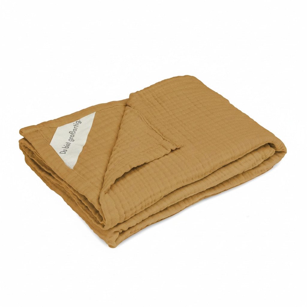 Babydecke Musselin Decke 100 cm x 75 cm Kraft der Natur, Moyo, 4-lagiges Musselin, vielseitig einsetzbar