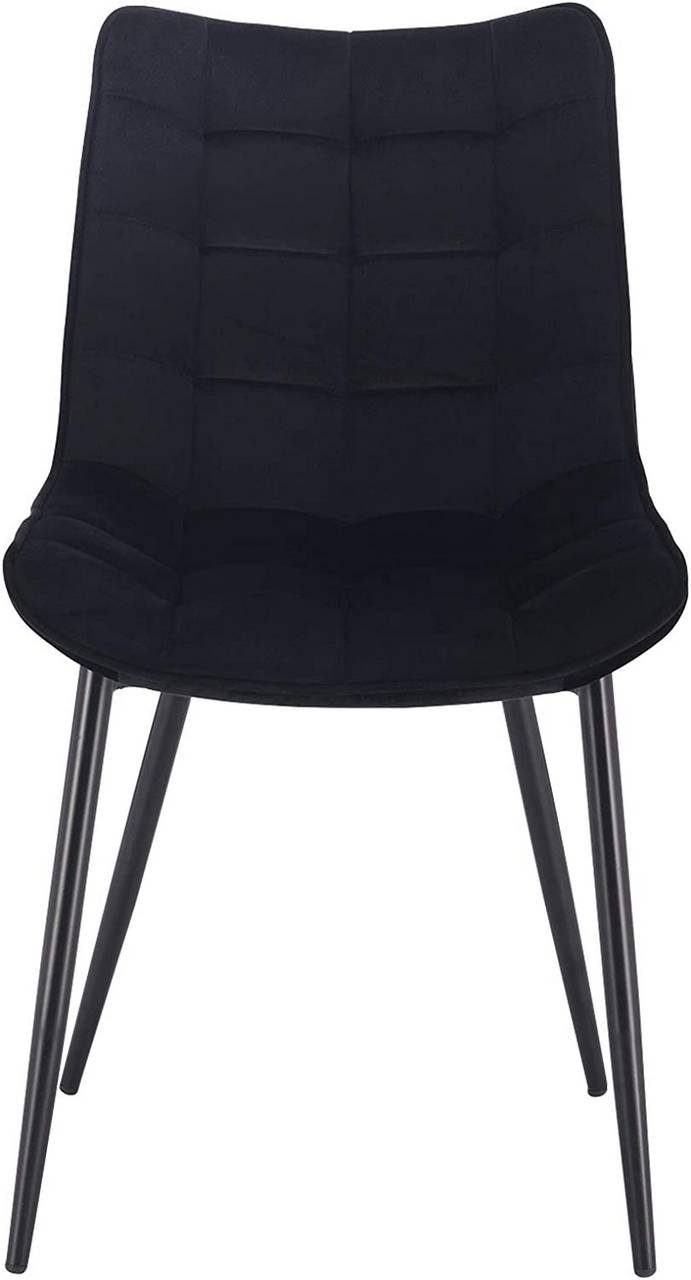 Polsterstuhl Samt Design (6 Küchenstuhl St), Woltu Stuhl, 4-Fußstuhl aus
