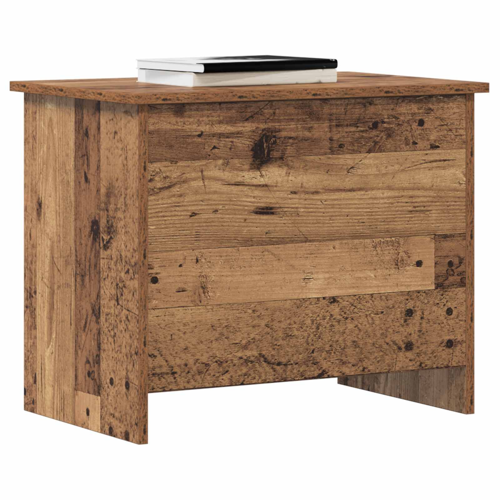 vidaXL Aufbewahrungsbox Aufbewahrungstruhe Altholz 60 x 40 x 50 cm Holzwerkstoff (1 St)