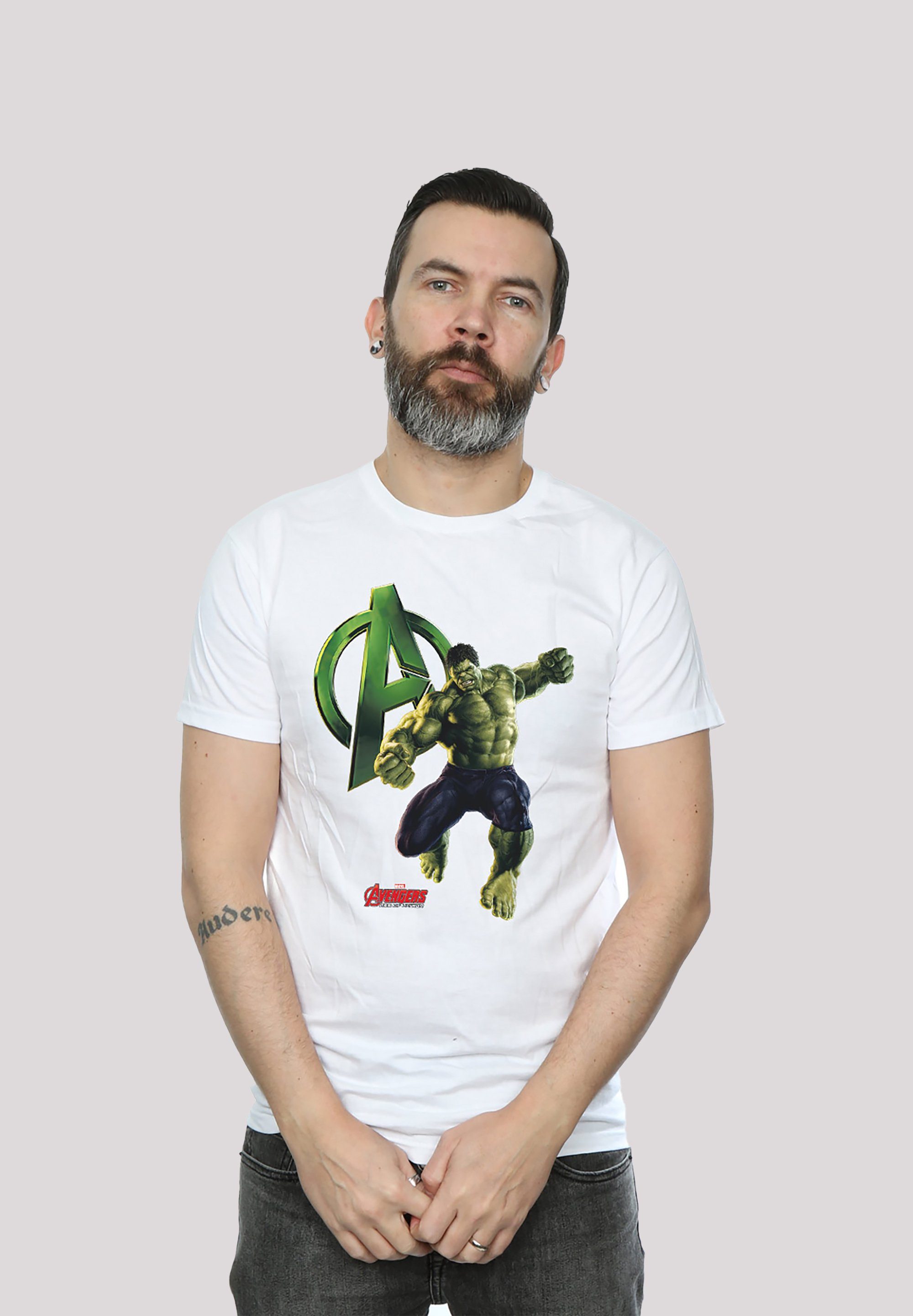 F4NT4STIC T-Shirt Marvel Age Ultron of Avengers Hulk Incredible Print