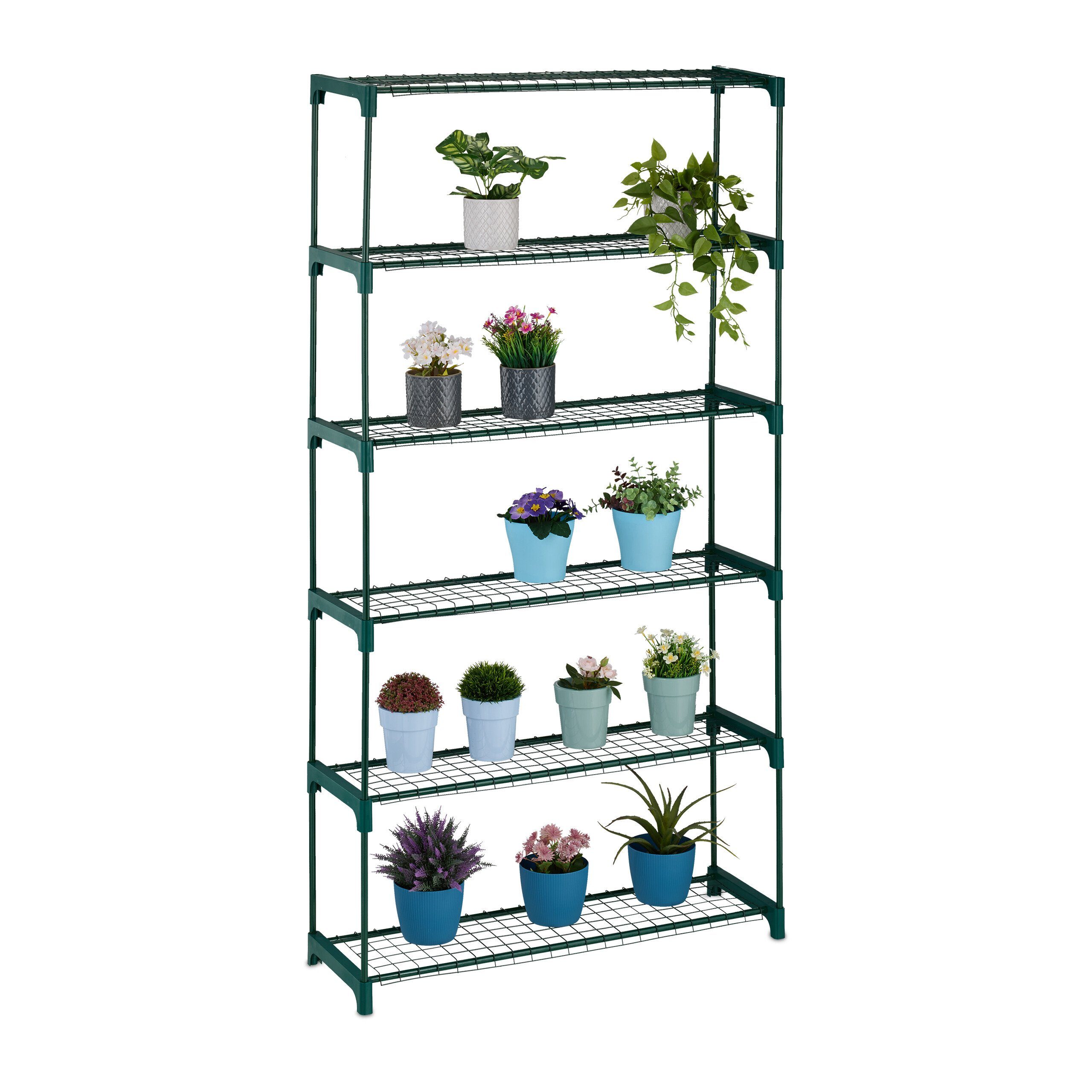 relaxdays Blumenständer Pflanzenregal 6 Ablagen günstig online kaufen