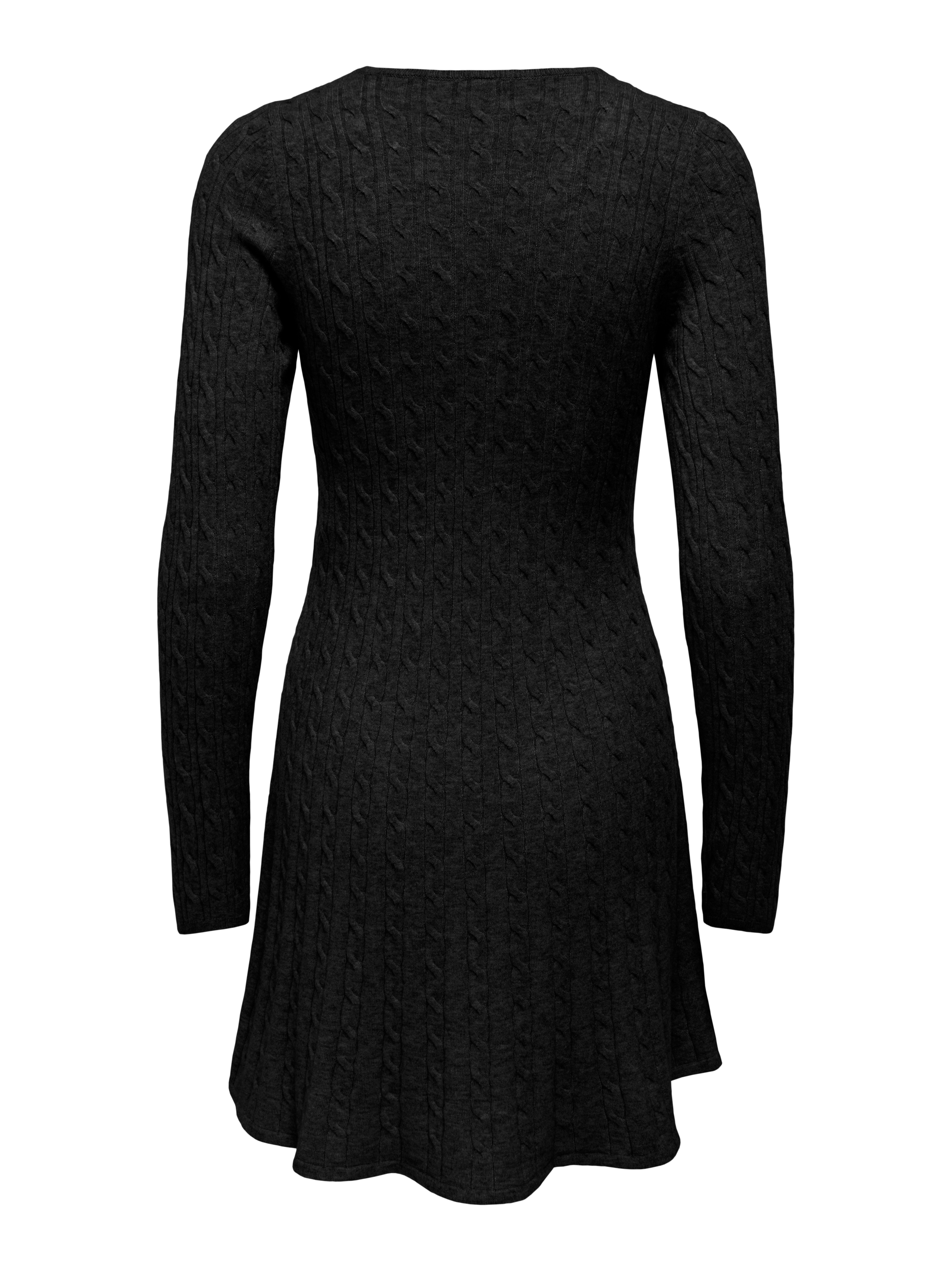 ONLY Strickkleid ONLIBI LS O-NECK CABLE DRESS CC KNT Viskosemischung, regular fit – Bild 2 von 5