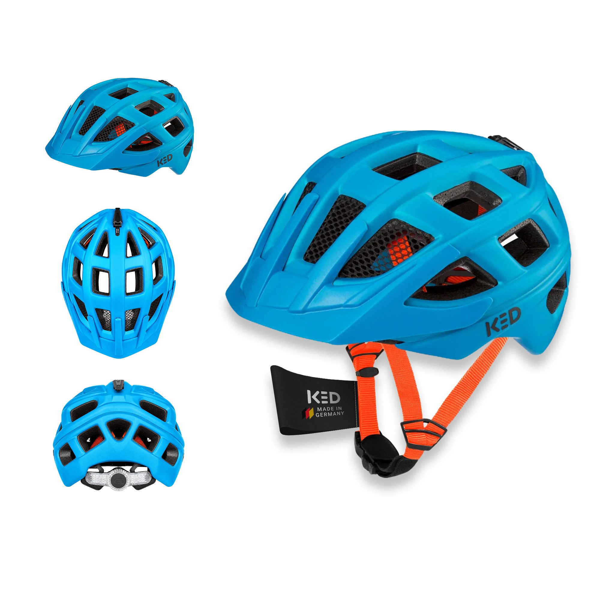 KED Fahrradhelm Kailu Jugend MTB Helm – Robuster Mountainbike-Helm