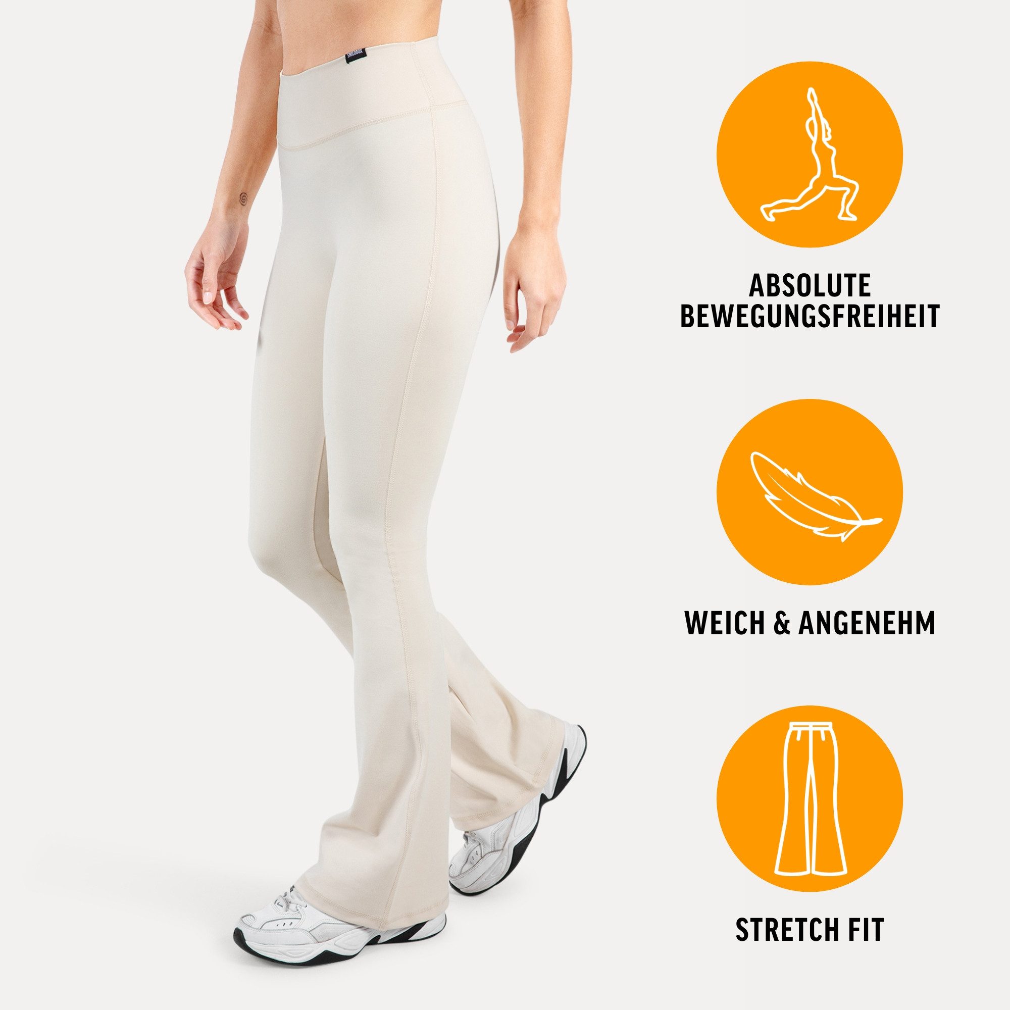 Smilodox Schlaghose Loreen, Flared Seamless Sportleggings, Schlaghose, Blic günstig online kaufen