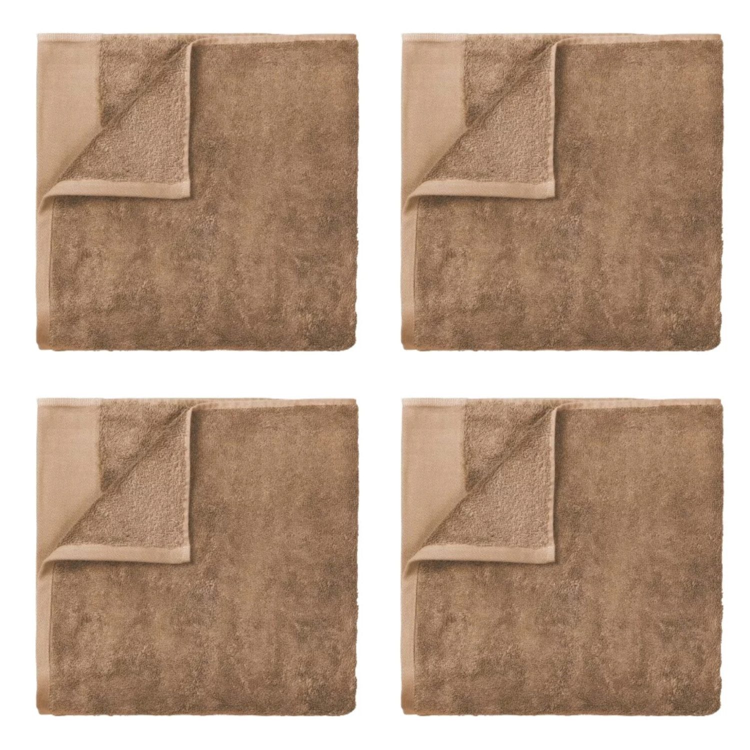 blomus Gästehandtuch Blomus Set 4 Gästehandtücher -RIVA-