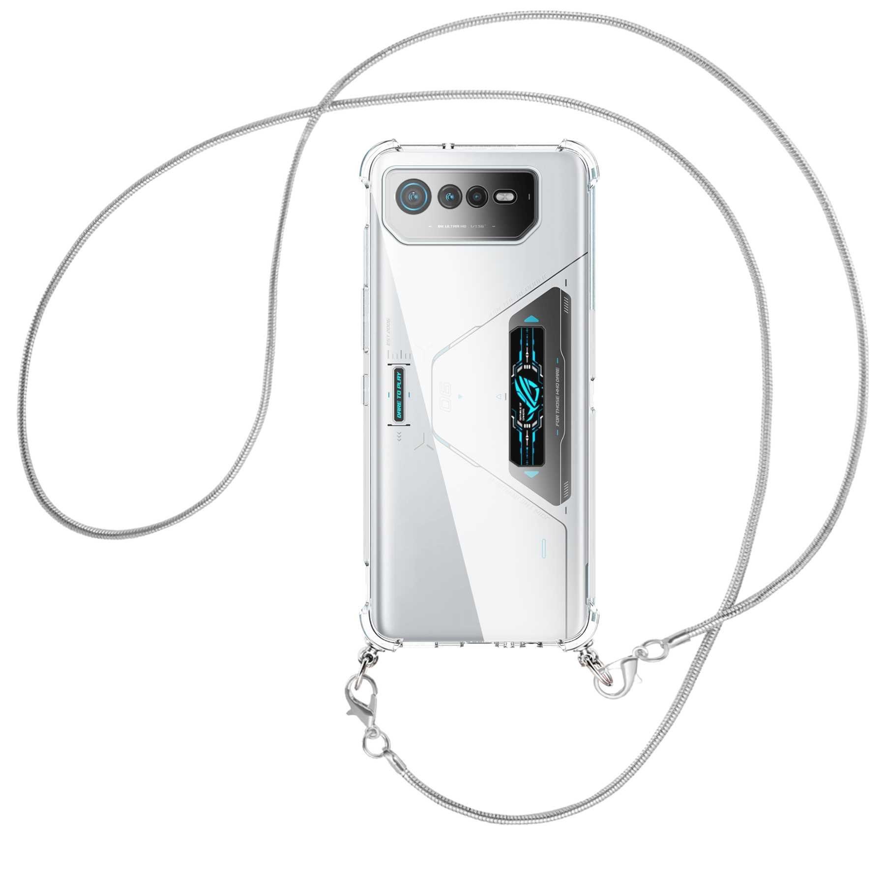 mtb more energy Handykette für Asus ROG Phone 6 Pro / 6D Ultimate [NC-665-MK], Umhängehülle mit Metallkette [NC-665-MK]