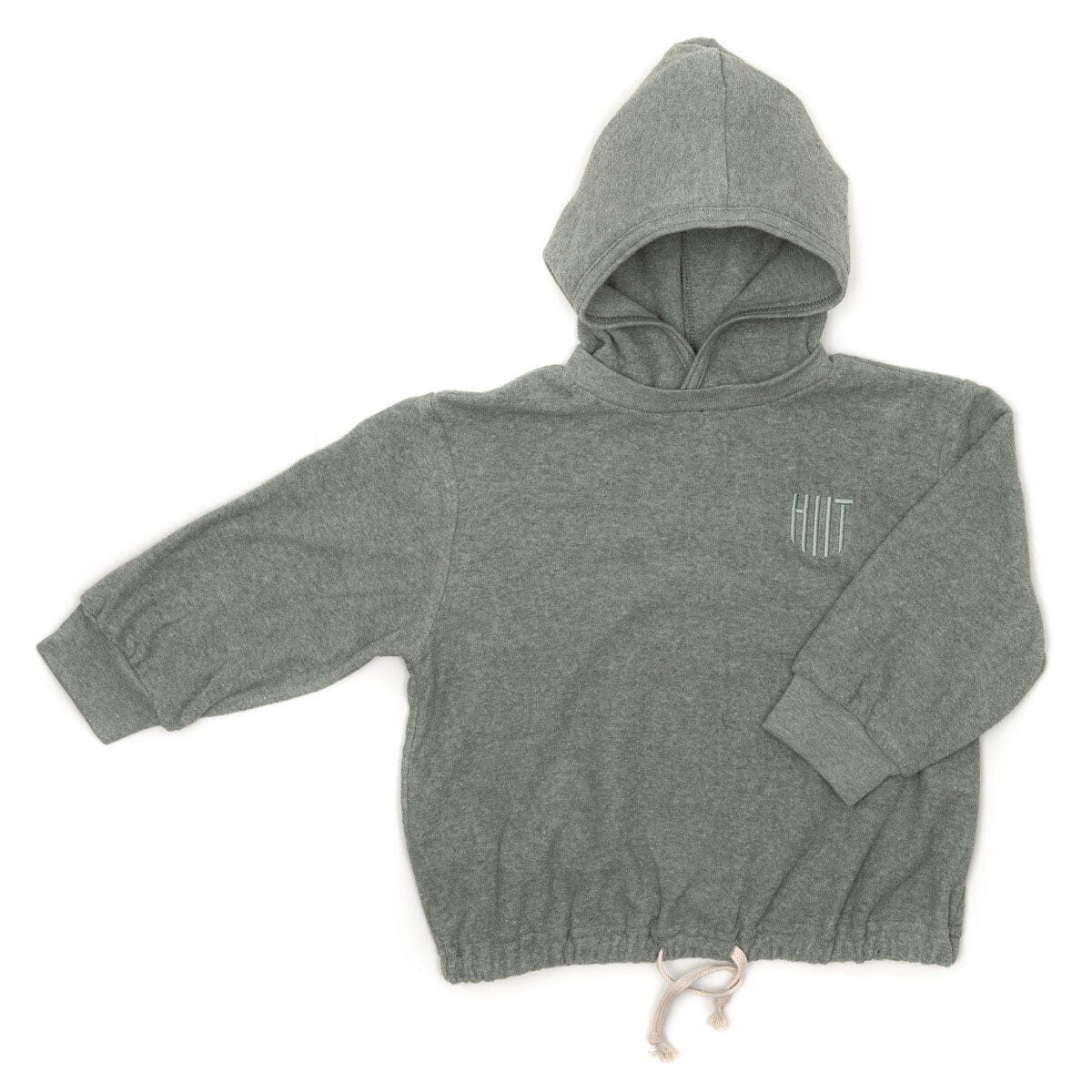 Huttelihut Hoodie Huttelihut Hoodie aus Frottee Kapuzensweatshirt Eucalyptus