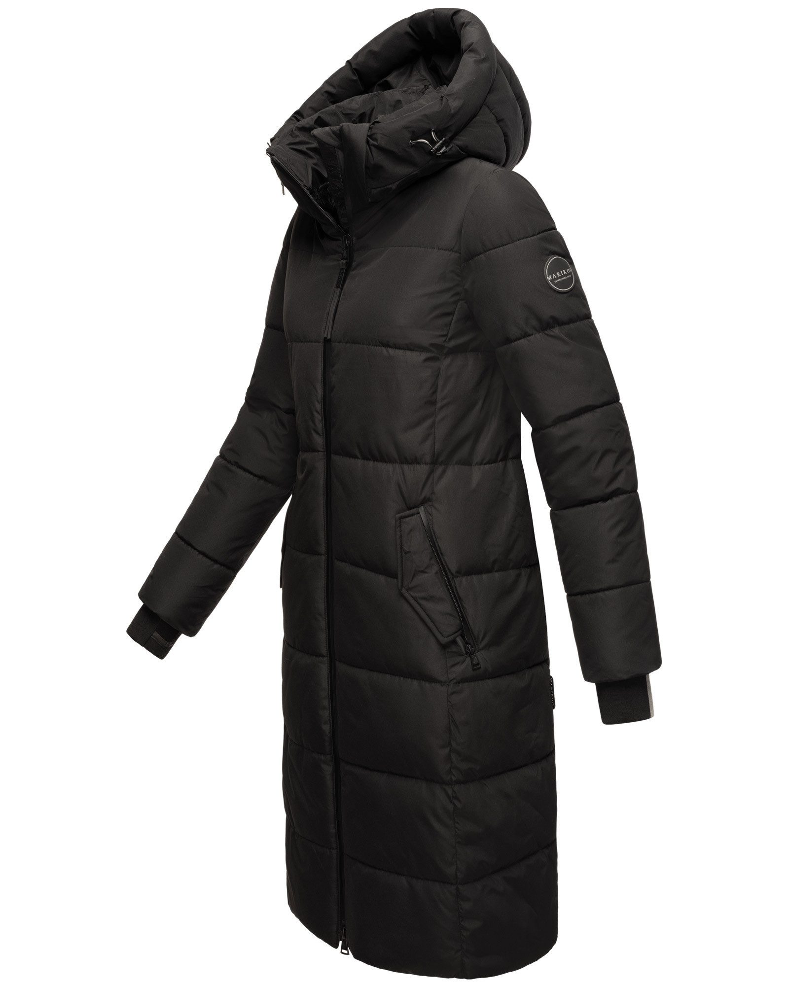 Marikoo Steppjacke Zuraraa XVI langer Winter Mantel gesteppt