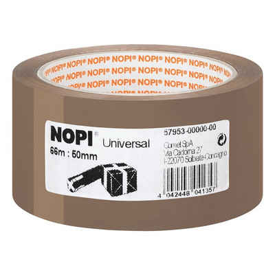 NOPI Klebeband Universal 50 mm/ 66 m, Packband, UV- und alterungsbeständig