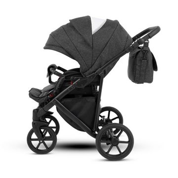 Knorrbaby Kombi-Kinderwagen Knorr Baby Kinderwagen Madeira - 2 in 1 Komplett-Set Anthrazit Grau