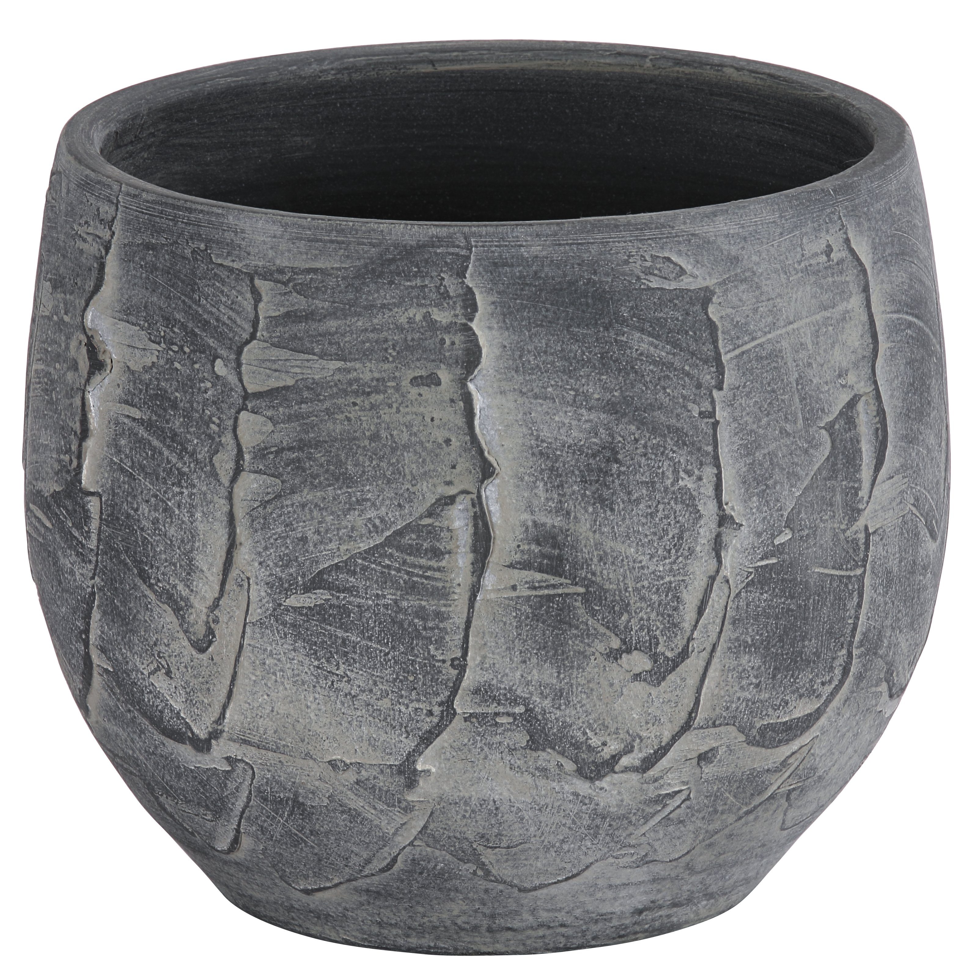 Dehner Übertopf Alessio, aus hochwertiger Keramik, bauchige Form günstig online kaufen