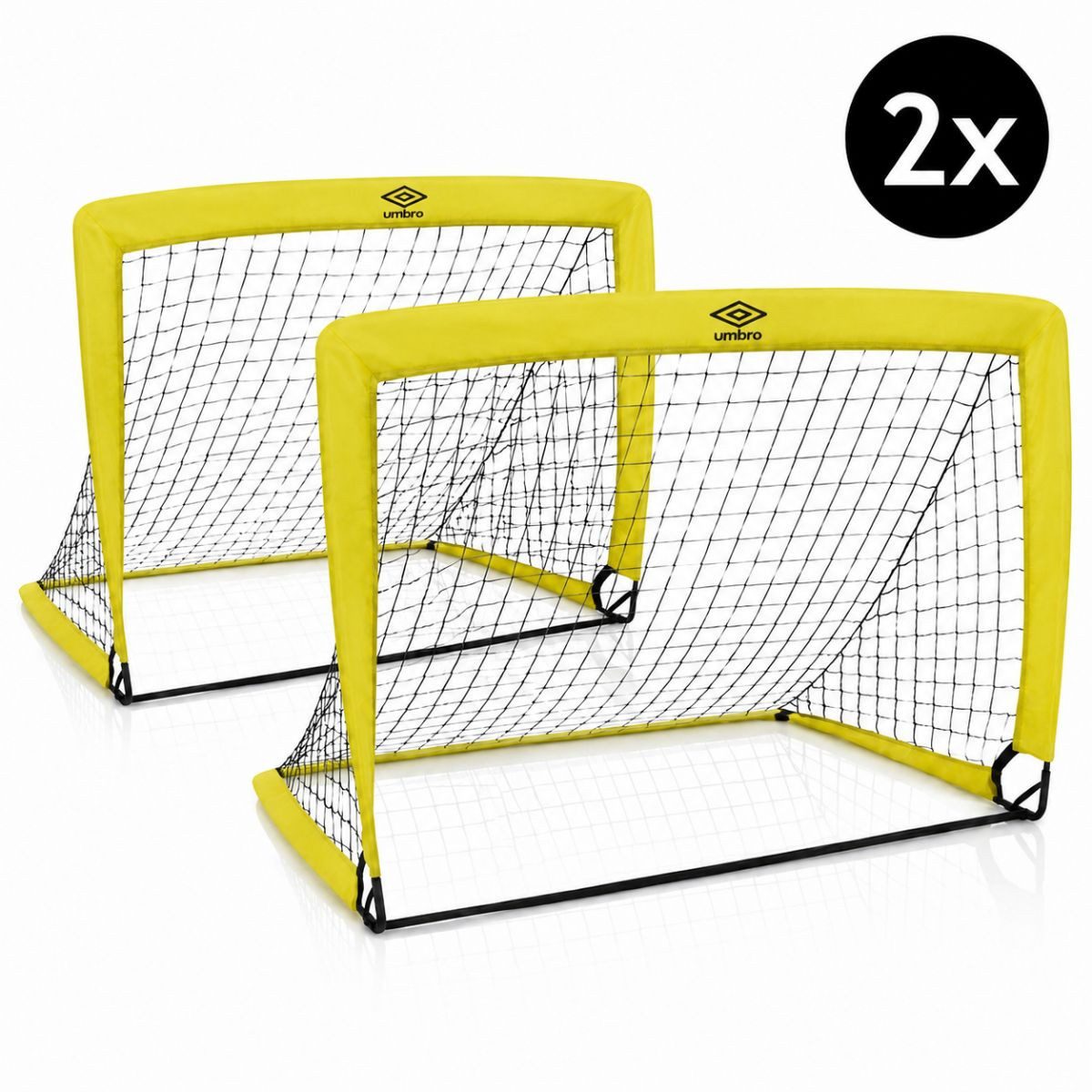 Umbro Fußballtor Umbro Pop-Up Fußballtor Set von 2 120 x 90 x 90 cm