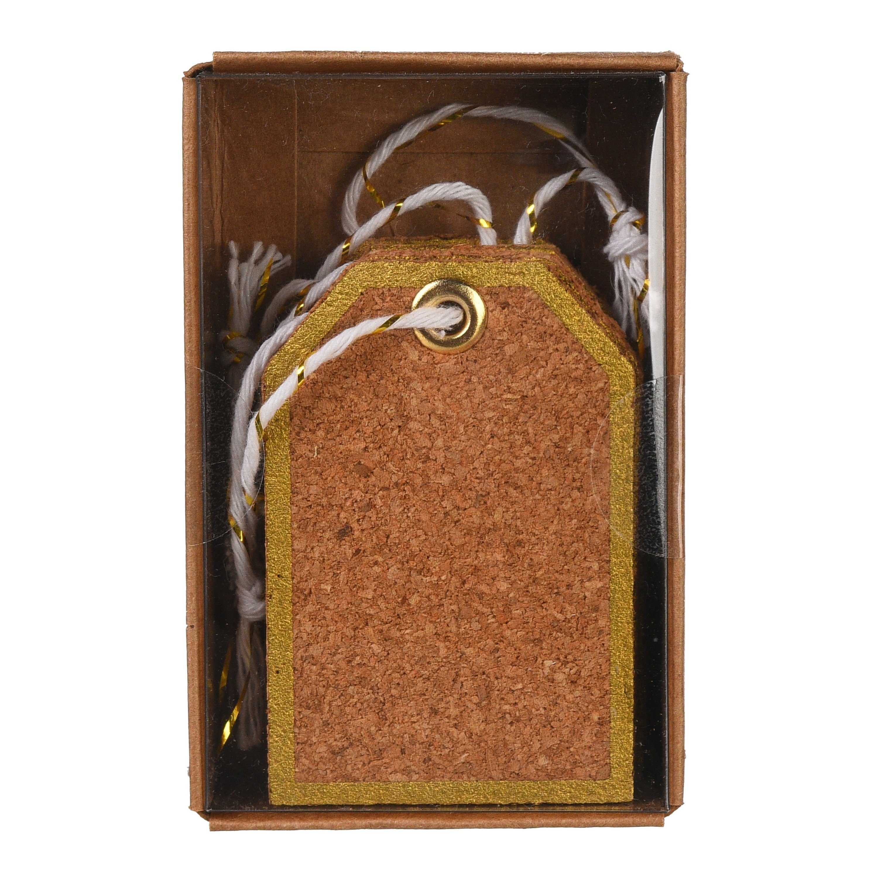 Depot Geschenkkarte Kork-Geschenkanhänger Corny, B Zentimeter Zentimeter, L 4 Kork, aus 6