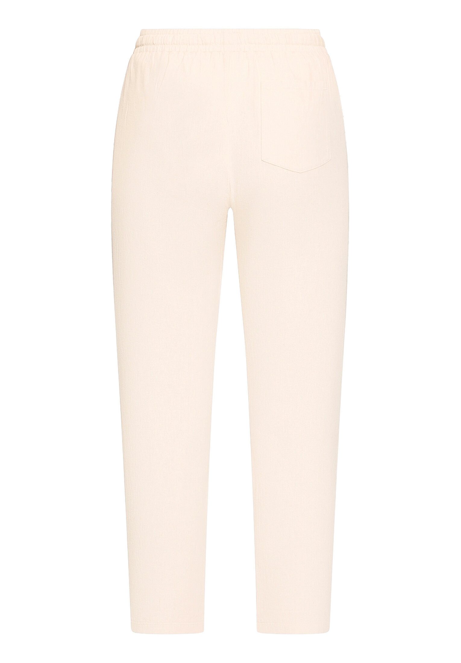Cartoon Leinenhose Damen unifarben