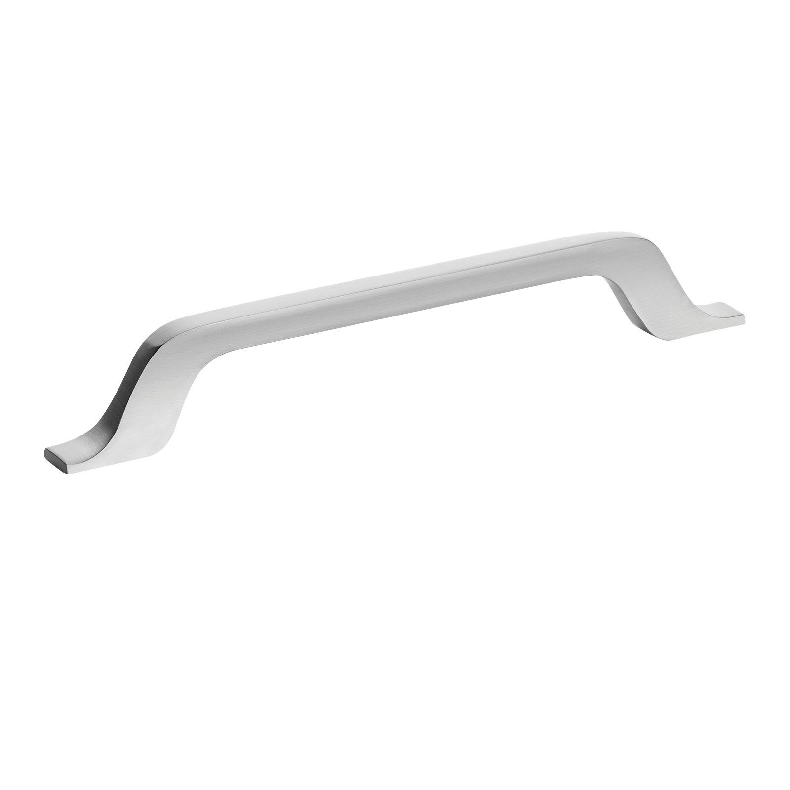 SO-TECH® Möbelgriff Schrankgriff WAVE, Lochabstand 160 mm, Edelstahloptik (1-St), Länge 202 mm, Höhe 13,7 mm, 1 Stück inkl. Schrauben