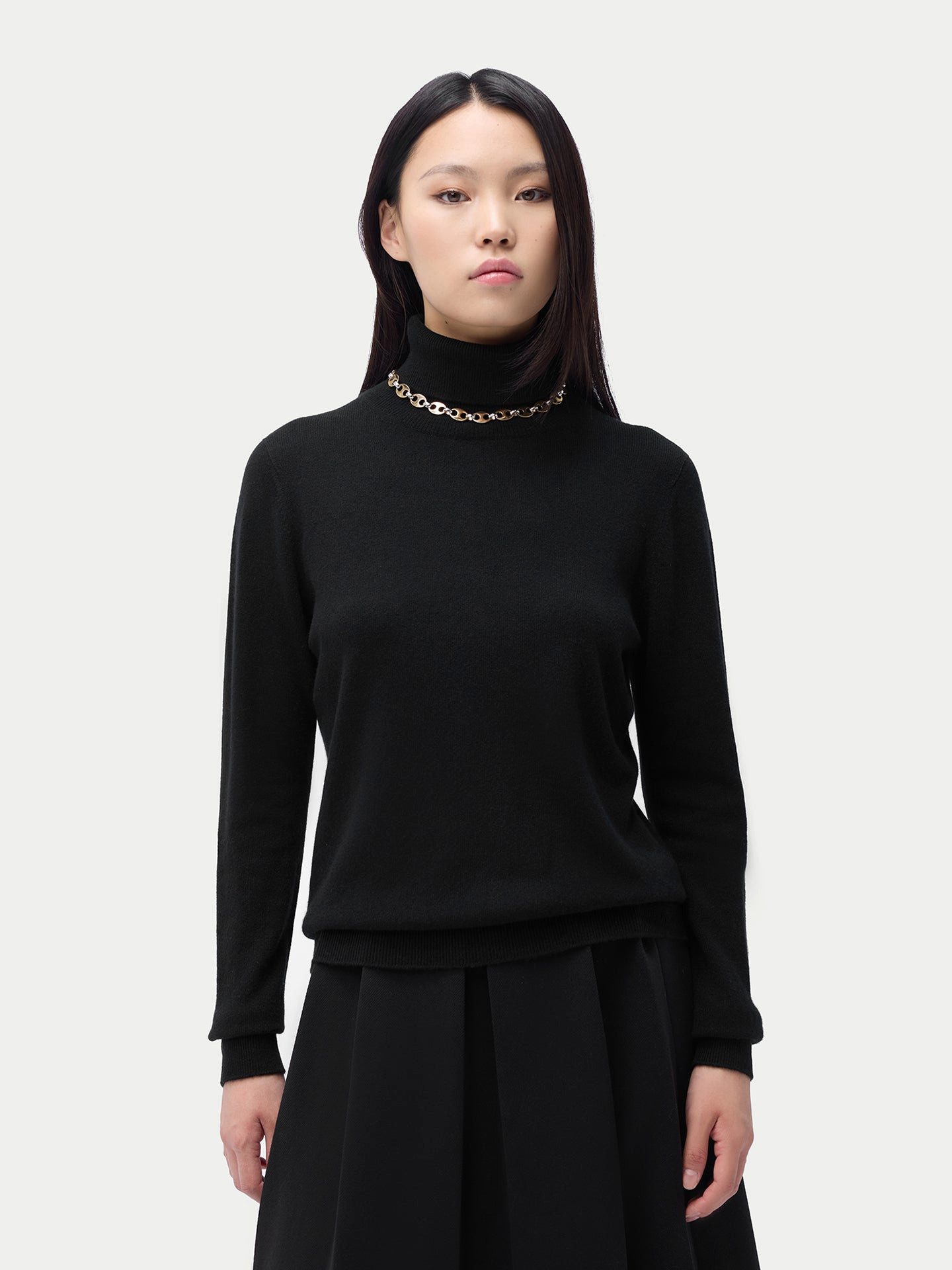 GOBI Cashmere Rollkragenpullover Basic Kaschmir-Rollkragenpullover