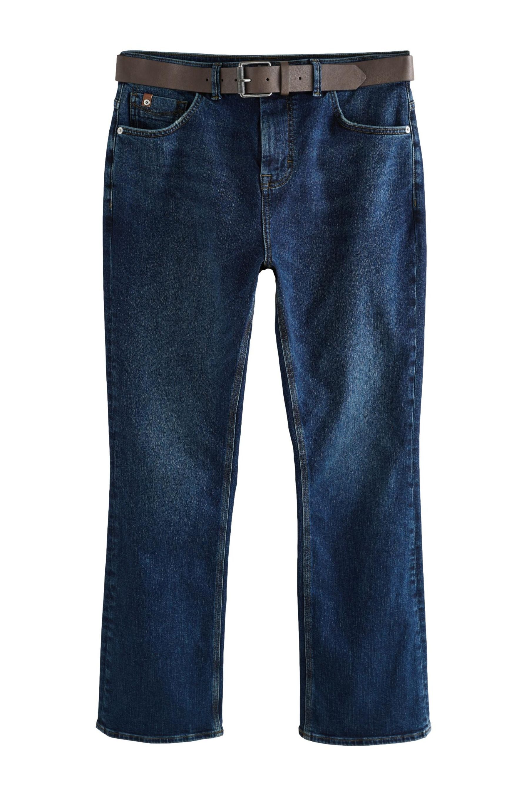 Bootcut-Jeans Signature Bootcut-Jeans mit Gürtel