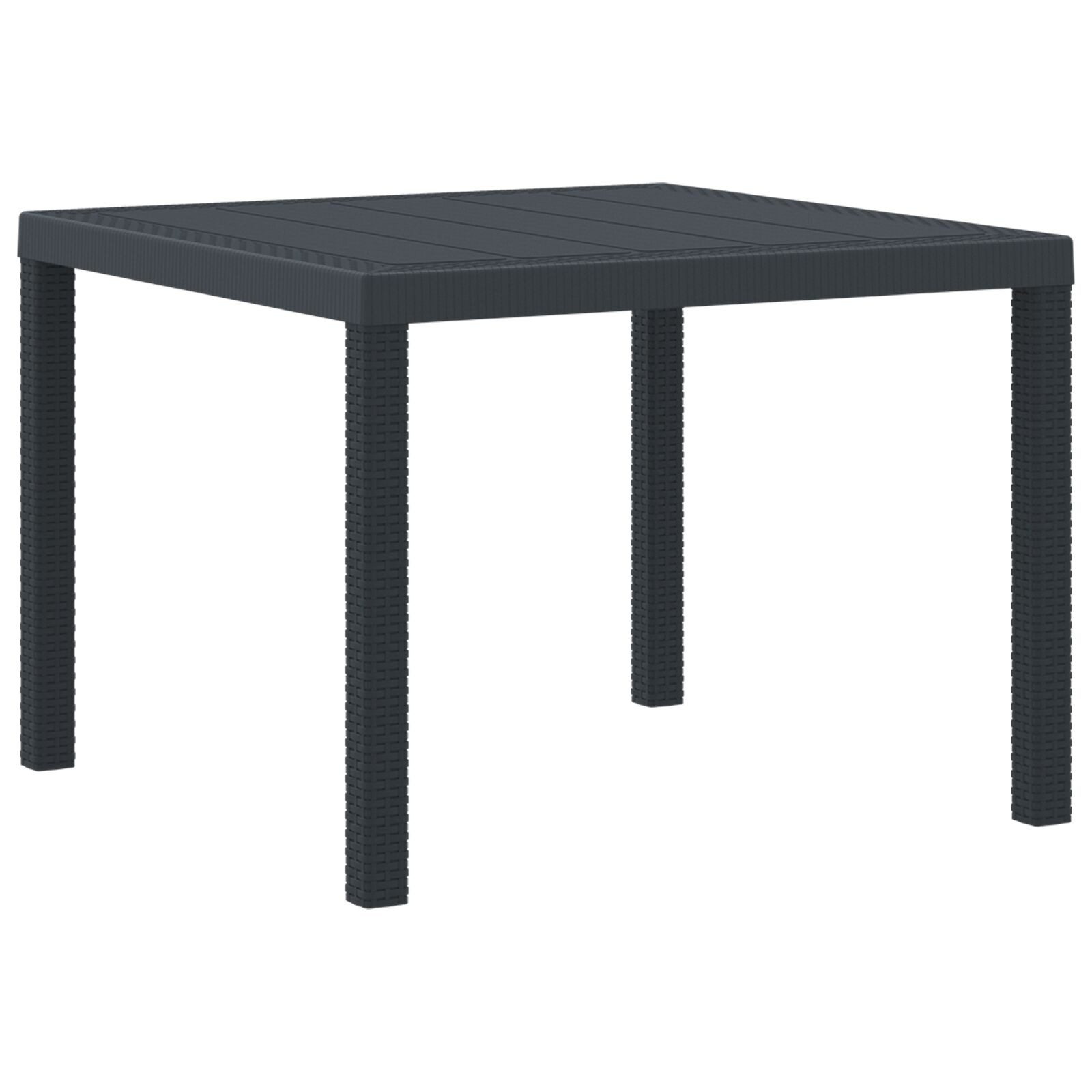 vidaXL Gartentisch Gartentisch Anthrazit 100x100x73 cm günstig online kaufen