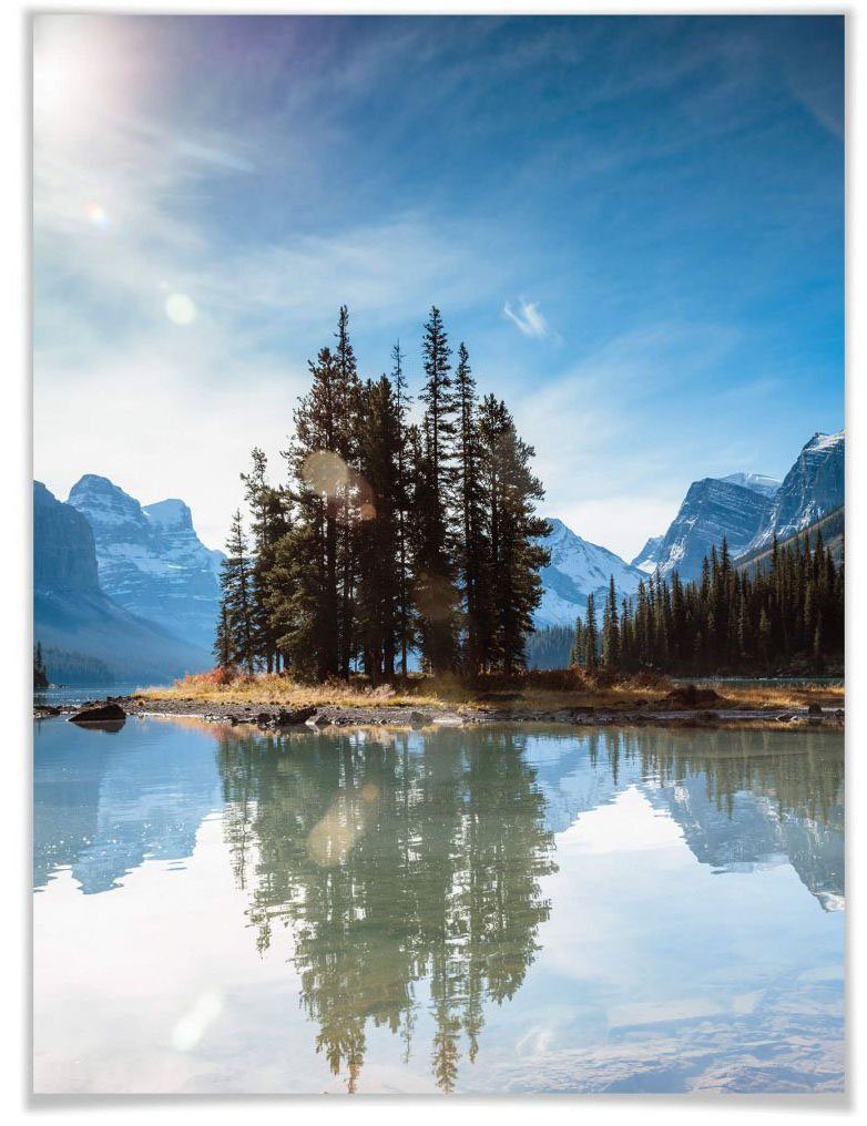 St), Poster Kanada, Wall-Art (1 Jasper-Nationalpark Kanada Wandbild, Bild, Wandposter Poster,