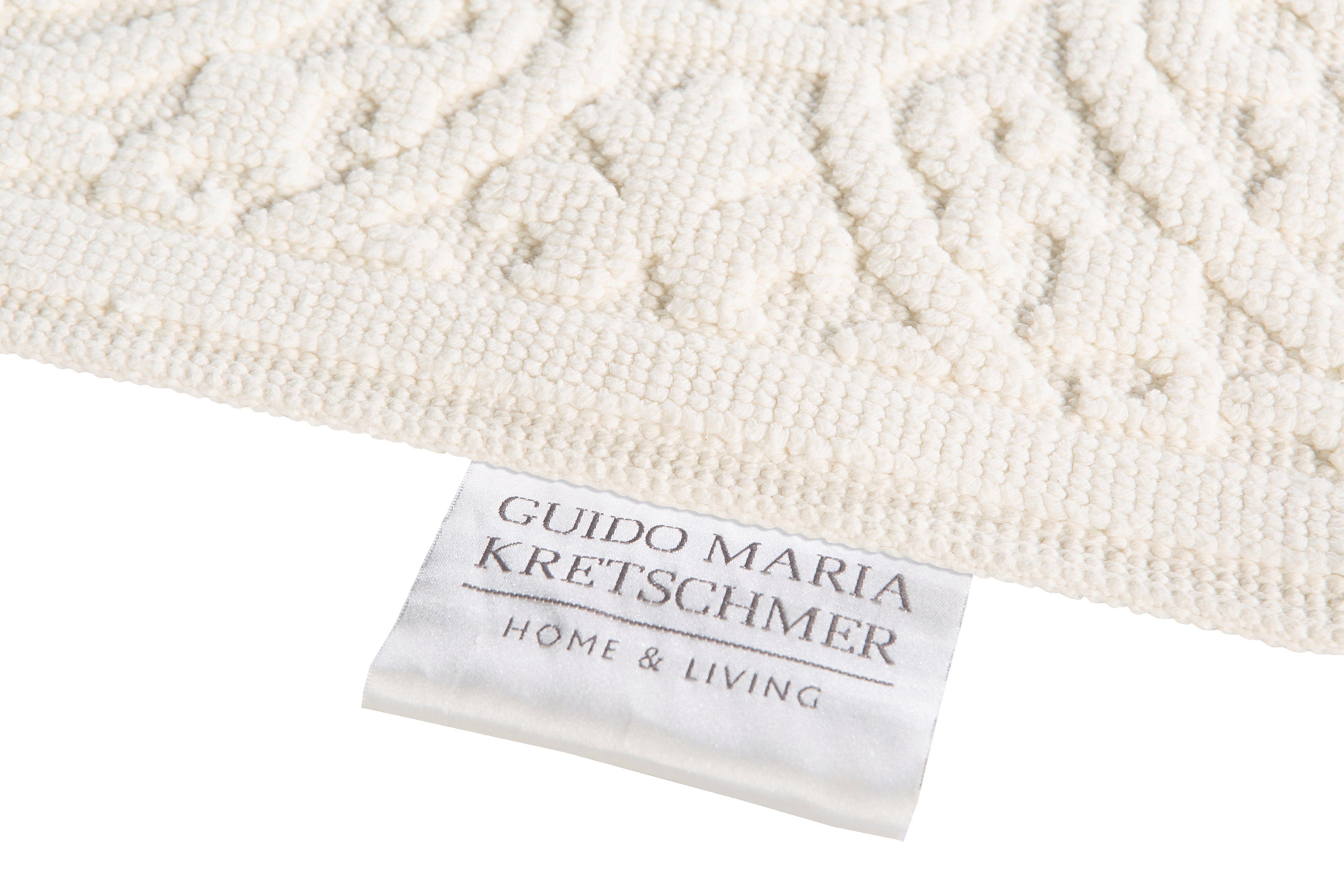 Guido Maria Kretschmer Home&Living Badematte Garden Pastels, Höhe 3 mm, rutschhemmend beschichtet, fußbodenheizungsgeeignet, schnell trocknend, strapazierfähig, Baumwolle, 2-tlg. Stand-WC Set, Badteppich, Hoch-Tief-Effekte, auch als 2 tlg. Set erhältlich