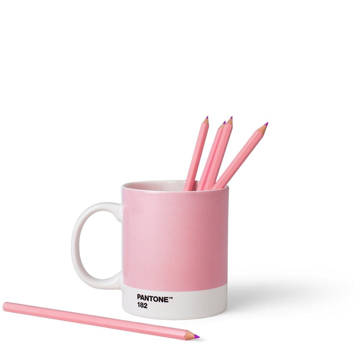 Pantone Universe Becher Light Pink 182, 1-tlg., Porzellan, Porzellan